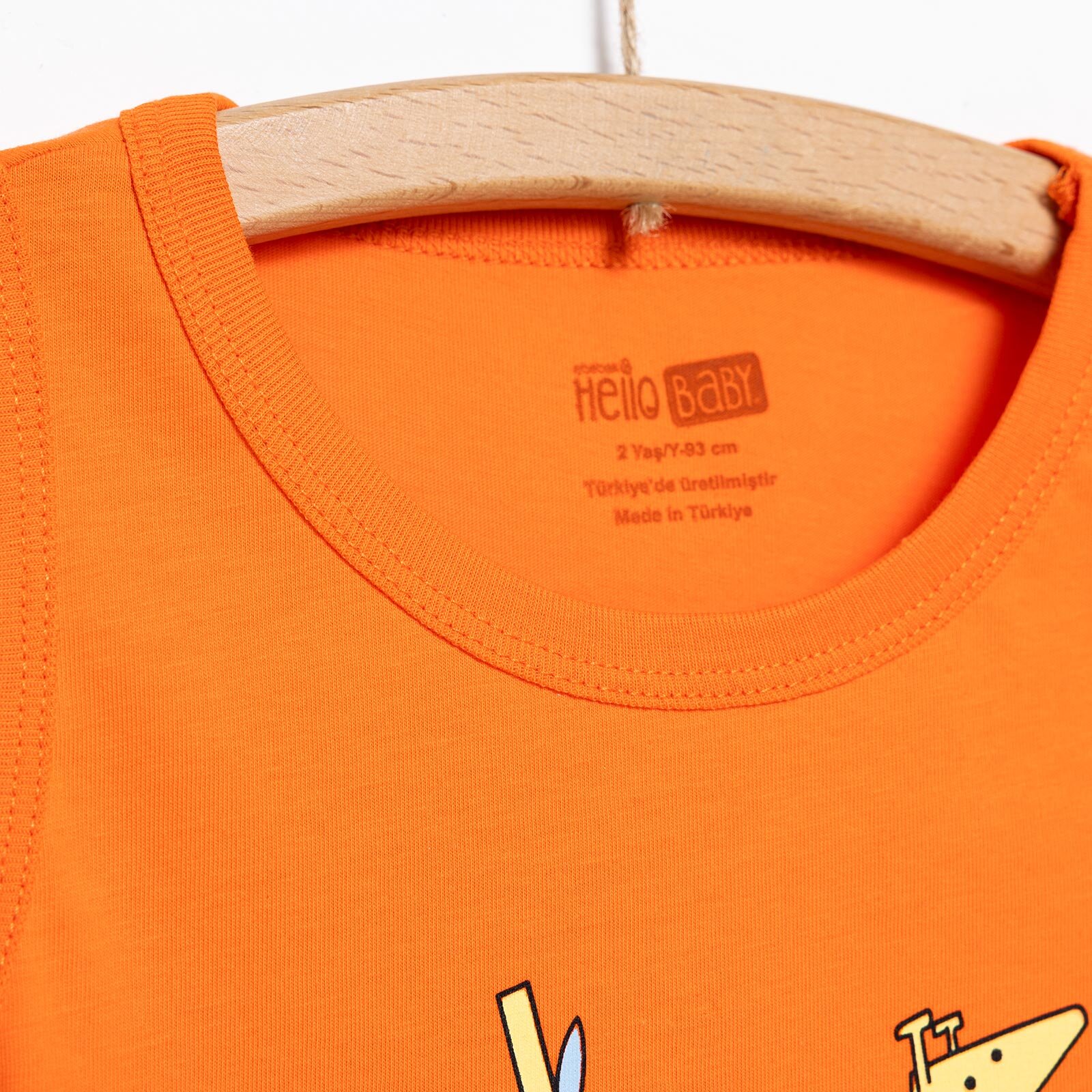 Basic Erkek Hayvan Baskılı Atlet Tshirt Erkek Bebek