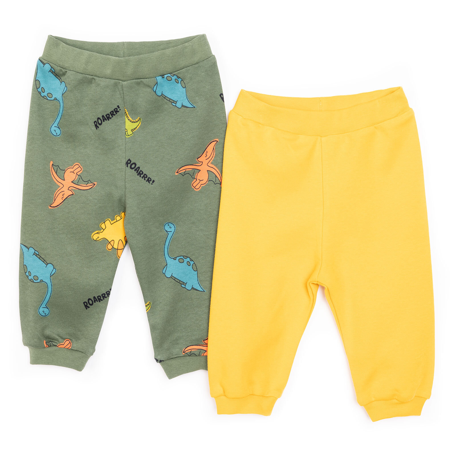 Basic Erkek Hayvan Desenli 2li Patiksiz Alt Erkek Bebek