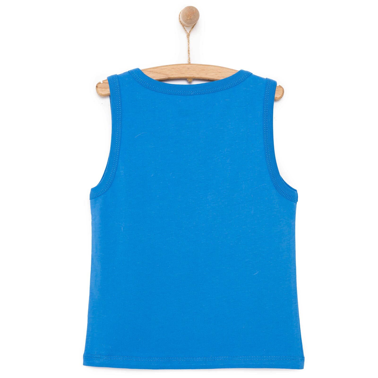 Basic Erkek Hayvan İtfaiye Baskılı Atlet Tshirt Erkek Bebek