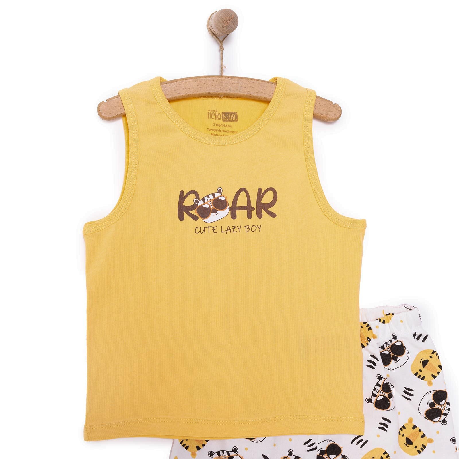 Basic Erkek Kaplan Baskılı Atlet-Şort Erkek Bebek Basic Erkek Kaplan Baskılı Atlet-Şort Erkek Bebek