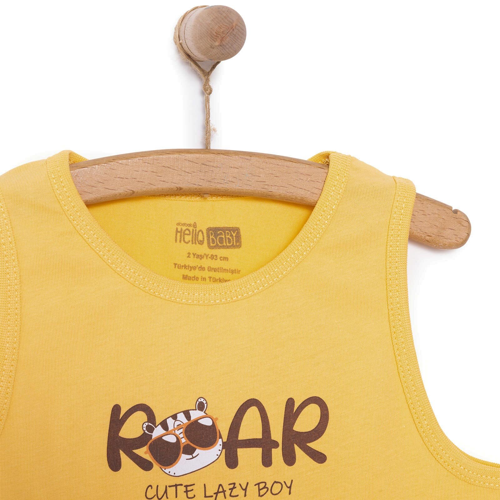 Basic Erkek Kaplan Baskılı Atlet-Şort Erkek Bebek Basic Erkek Kaplan Baskılı Atlet-Şort Erkek Bebek