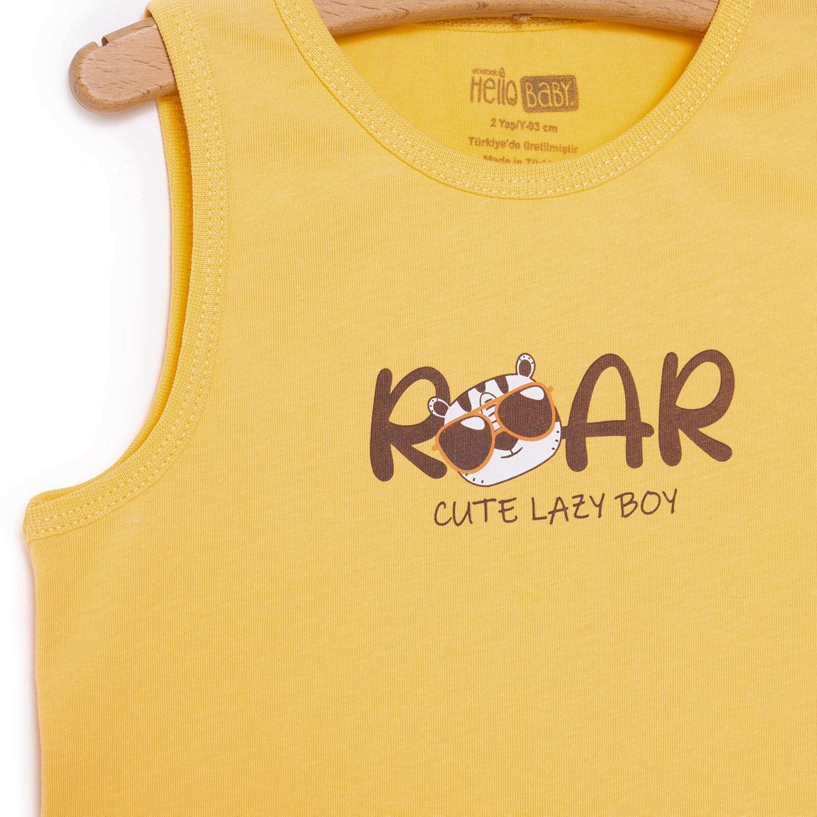 Basic Erkek Kaplan Baskılı Atlet-Şort Erkek Bebek Basic Erkek Kaplan Baskılı Atlet-Şort Erkek Bebek