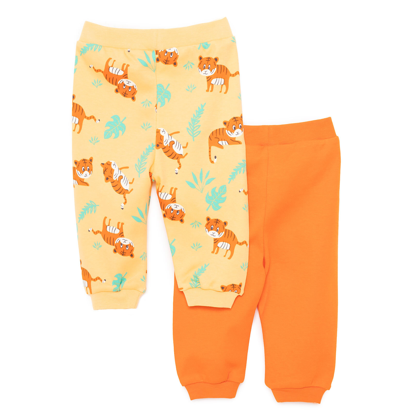 Basic Erkek Kaplan Desenli 2li Patiksiz Alt Erkek Bebek