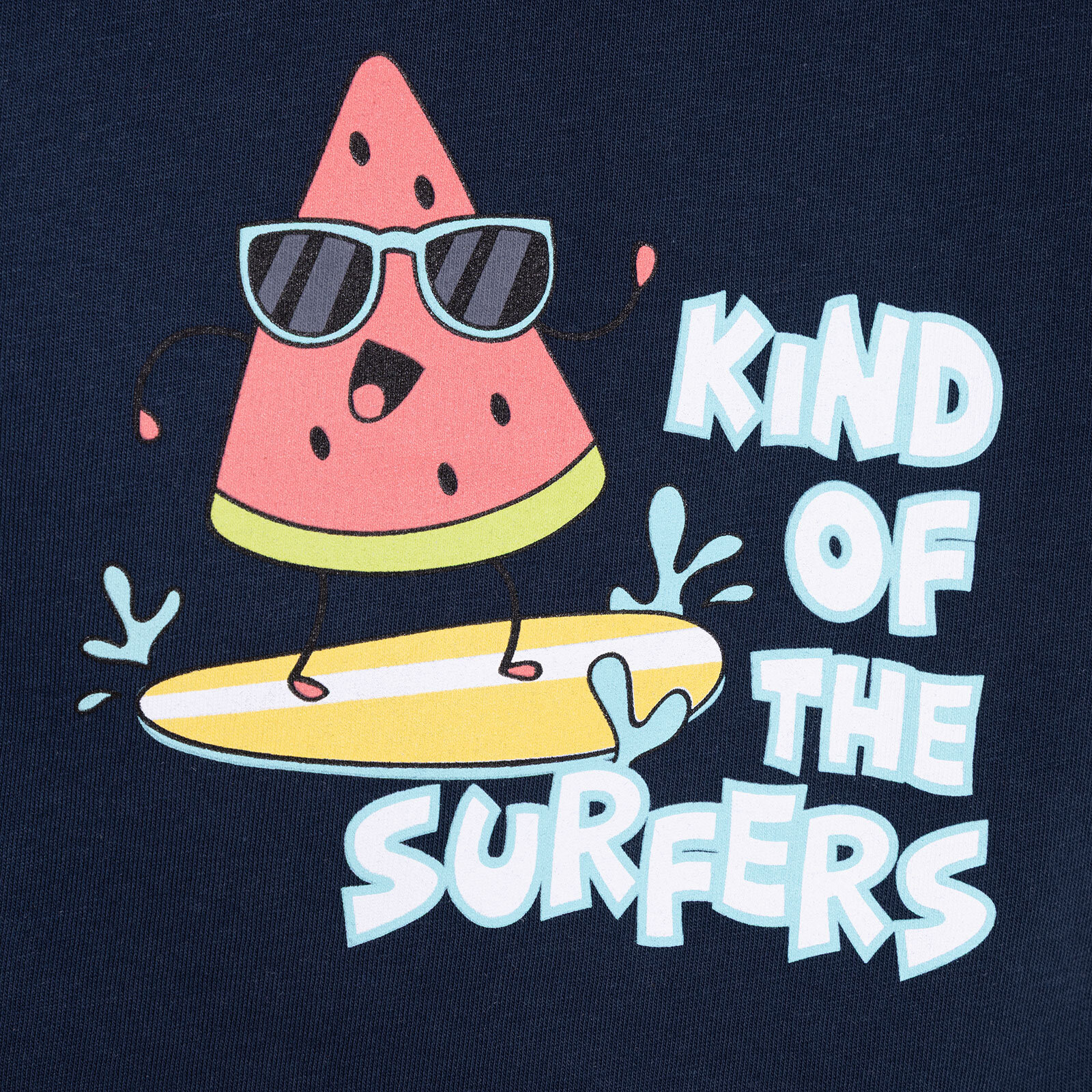 Basic Erkek Karpuz Baskılı Atlet Tshirt Erkek Bebek