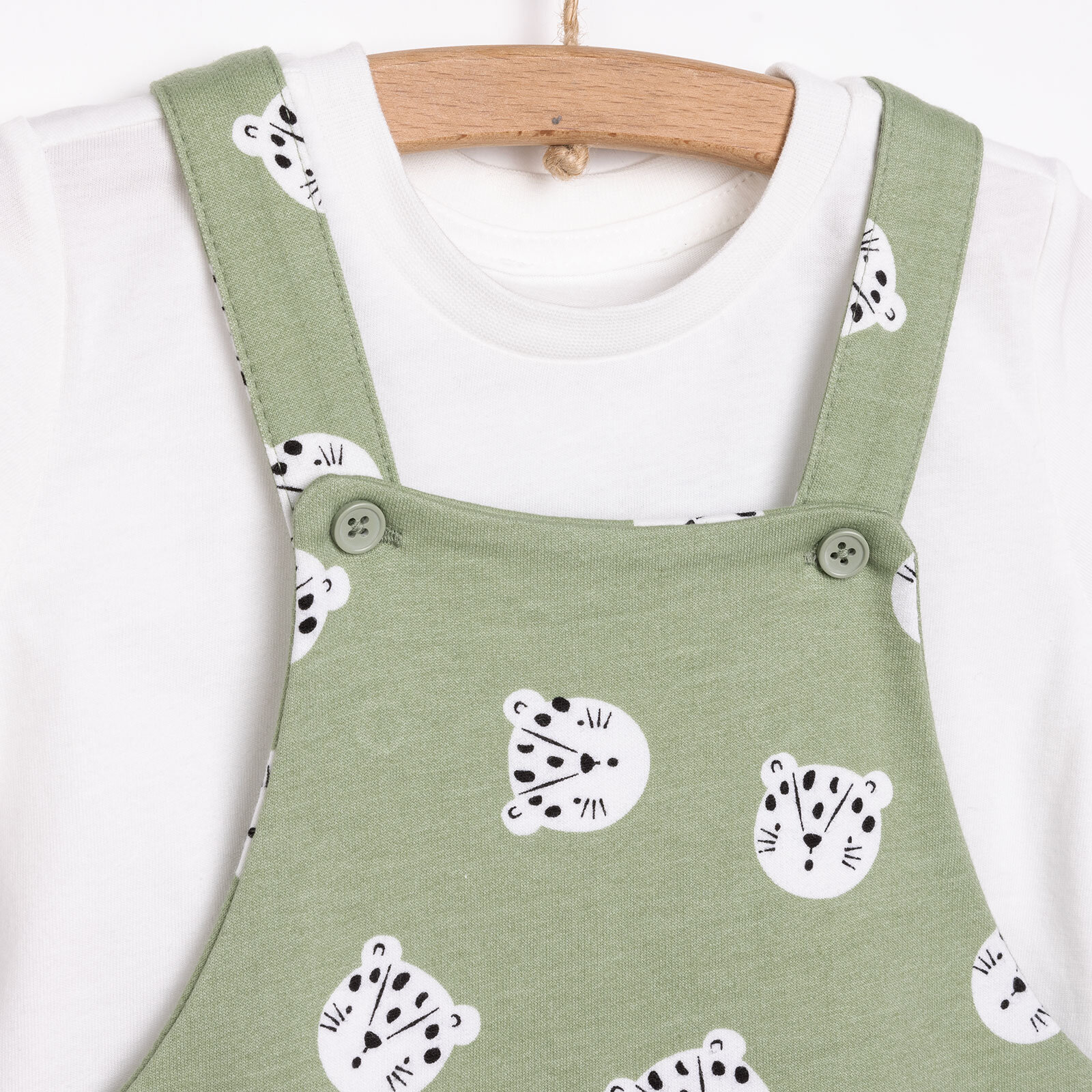 Basic Şort Salopet-Tshirt