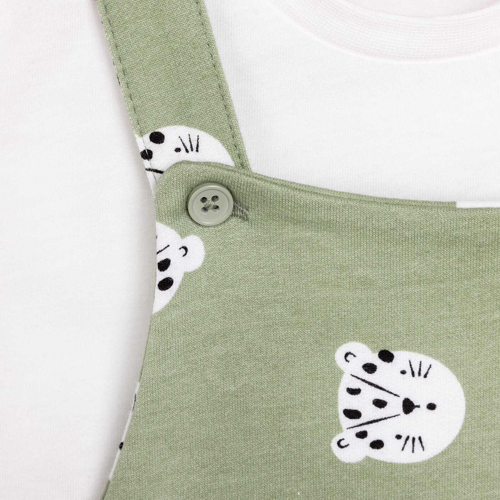 Basic Şort Salopet-Tshirt