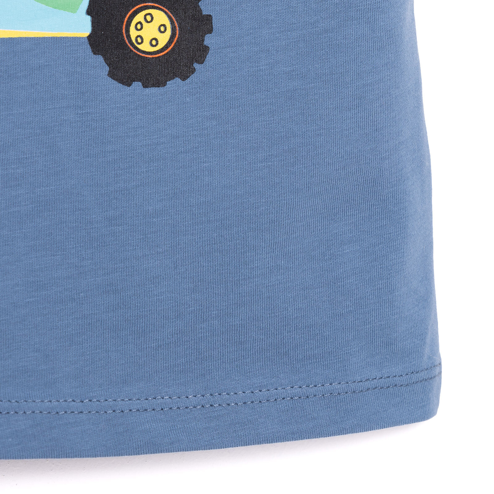 Basic Erkek Kepçe Arabası Baskılı T-Shirt Erkek Bebek