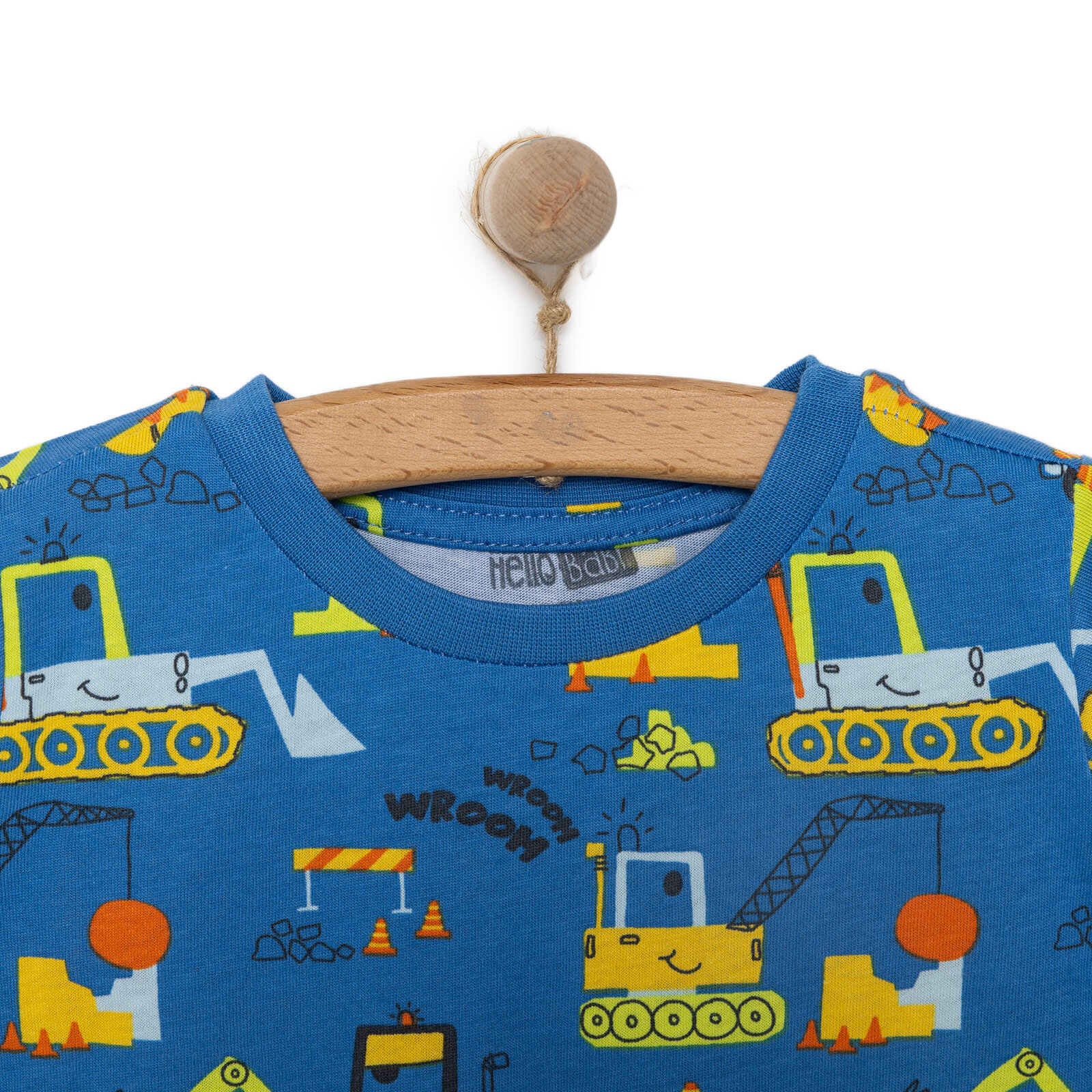 Basic Erkek Kepçe Desenli T-Shirt Erkek Bebek Basic Erkek Kepçe Desenli T-Shirt Erkek Bebek