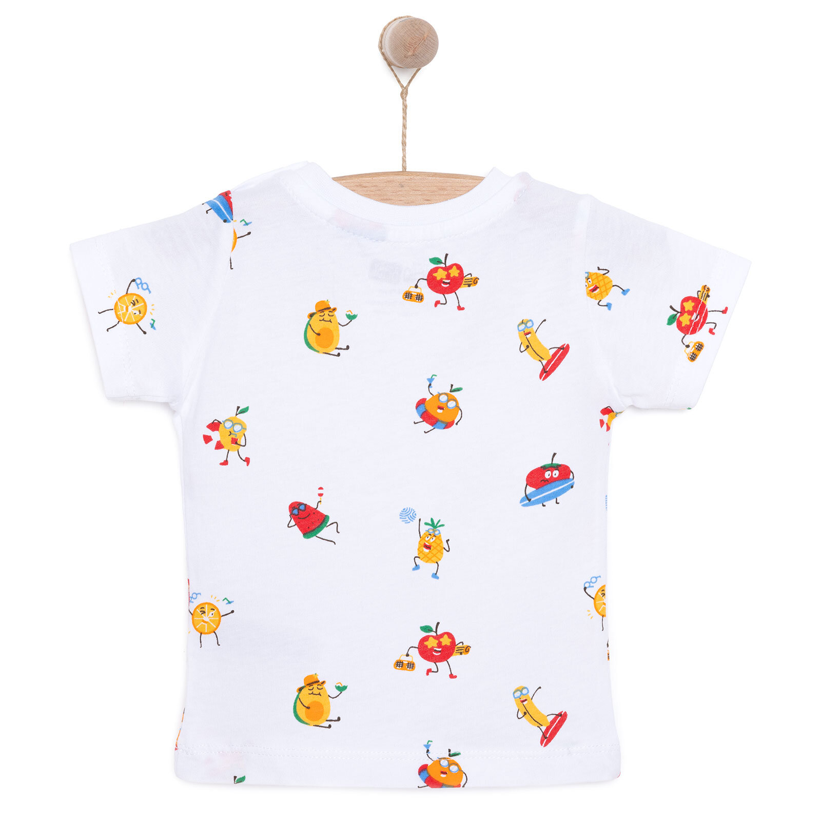 Basic Erkek Meyve Baskılı T-Shirt Erkek Bebek