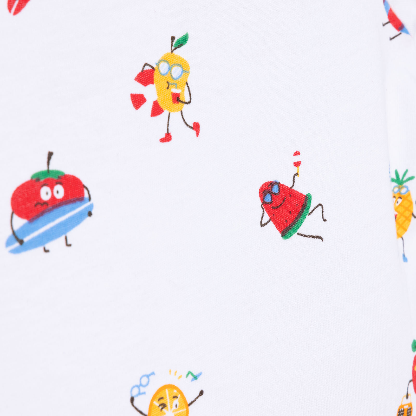 Basic Erkek Meyve Baskılı T-Shirt Erkek Bebek