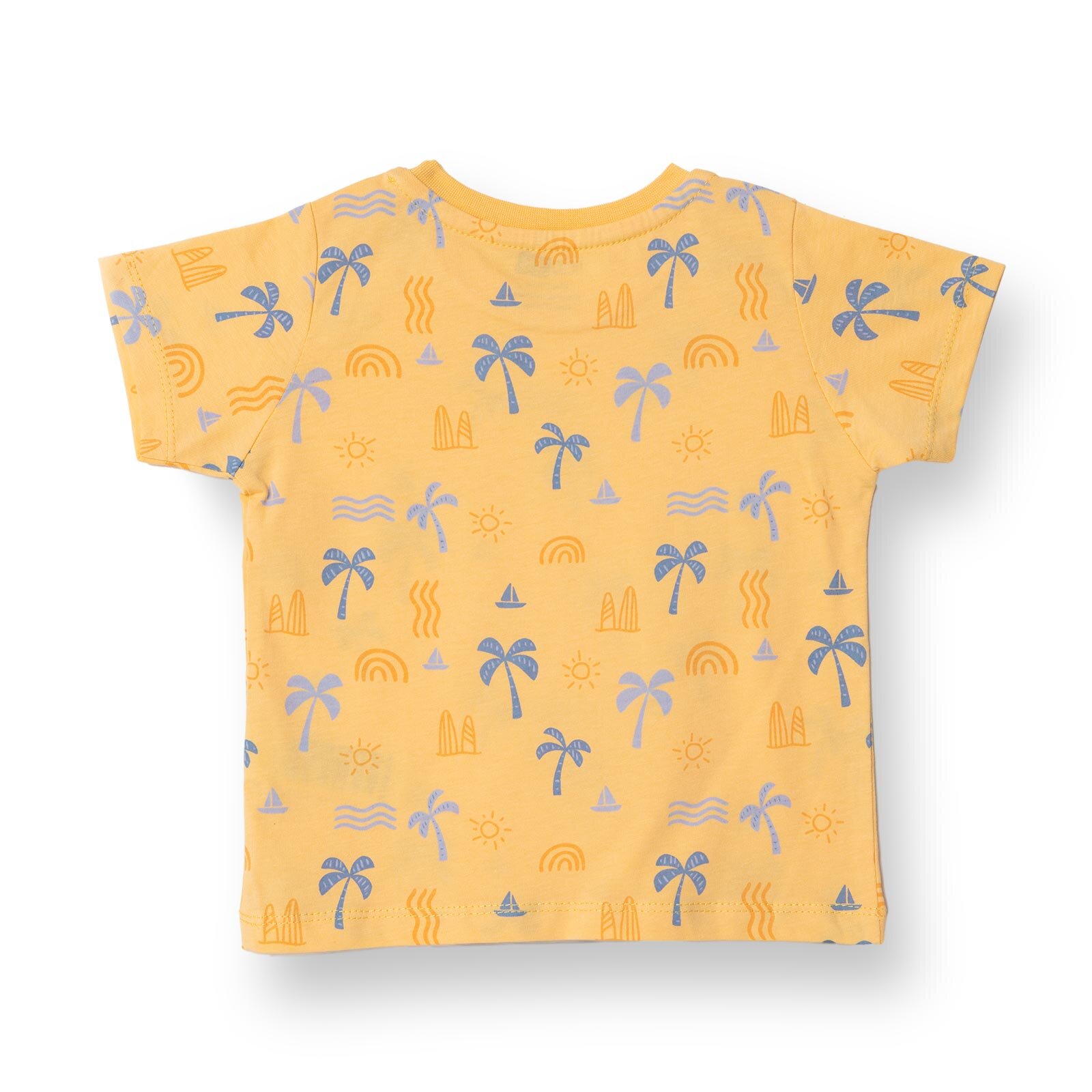 Basic Erkek Palmiye Ağacı Baskılı T-Shirt Erkek Bebek Basic Erkek Palmiye Ağacı Baskılı T-Shirt Erkek Bebek