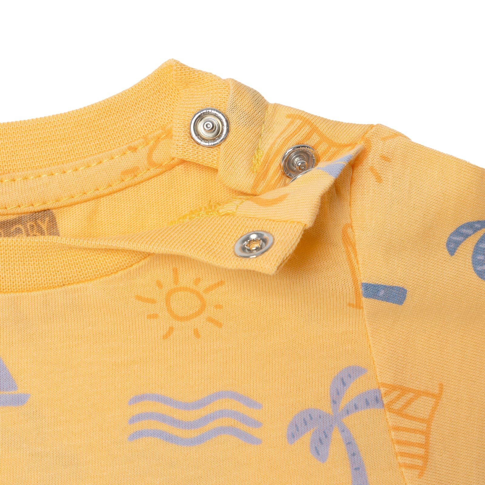 Basic Erkek Palmiye Ağacı Baskılı T-Shirt Erkek Bebek Basic Erkek Palmiye Ağacı Baskılı T-Shirt Erkek Bebek