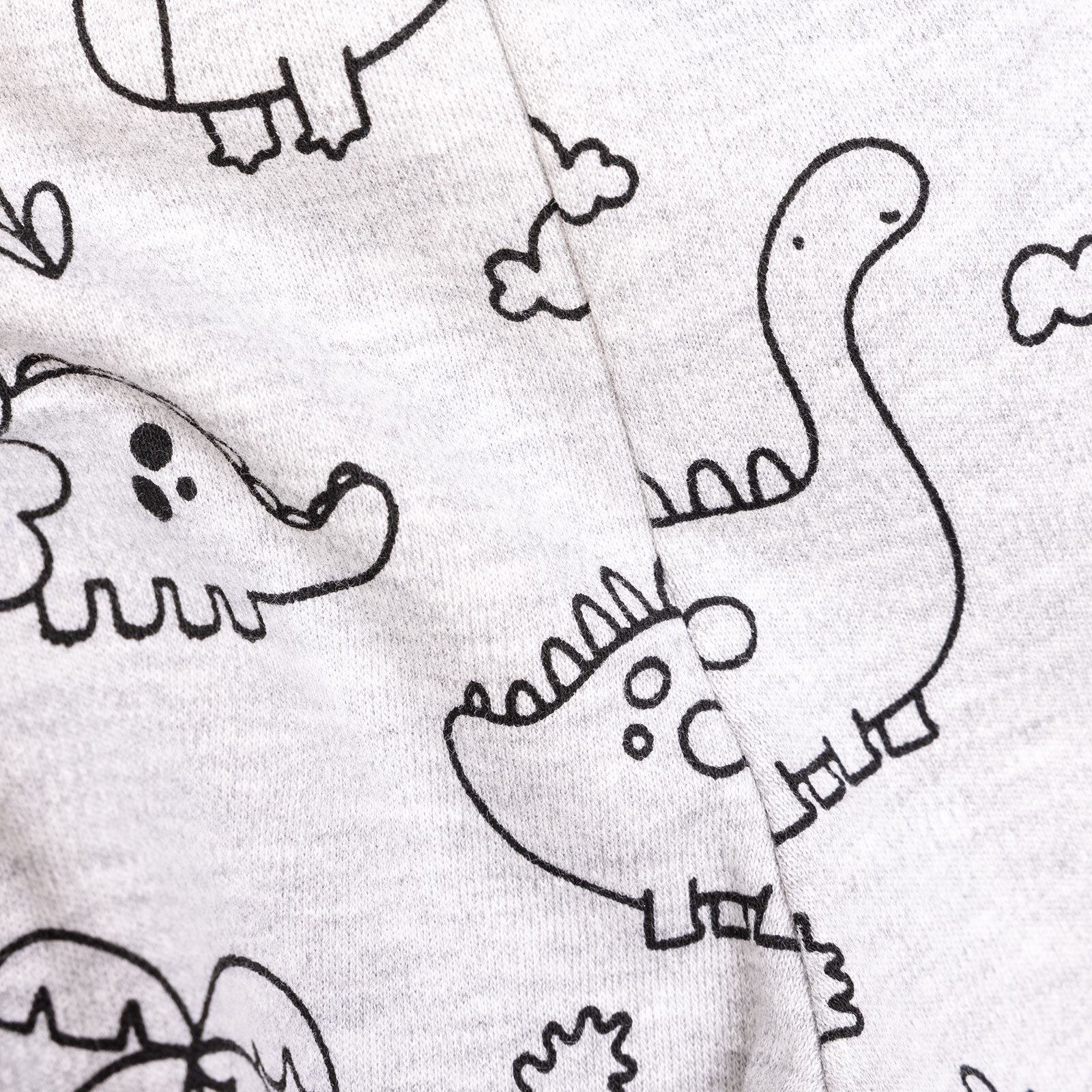 Erkek Bebek 2'li Patiksiz Alt İnterlok Palmiye Desenli