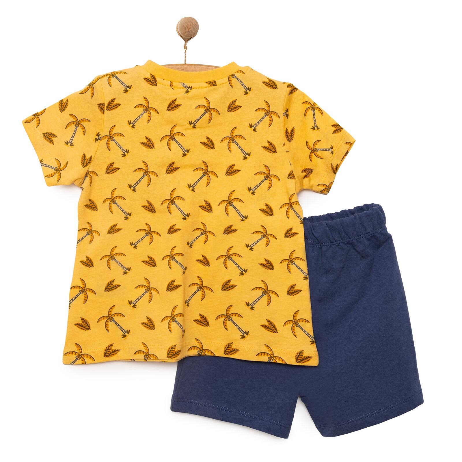 Basic Erkek Palmiye Desenli Şortlu Takım Erkek Bebek Basic Erkek Palmiye Desenli Şortlu Takım Erkek Bebek