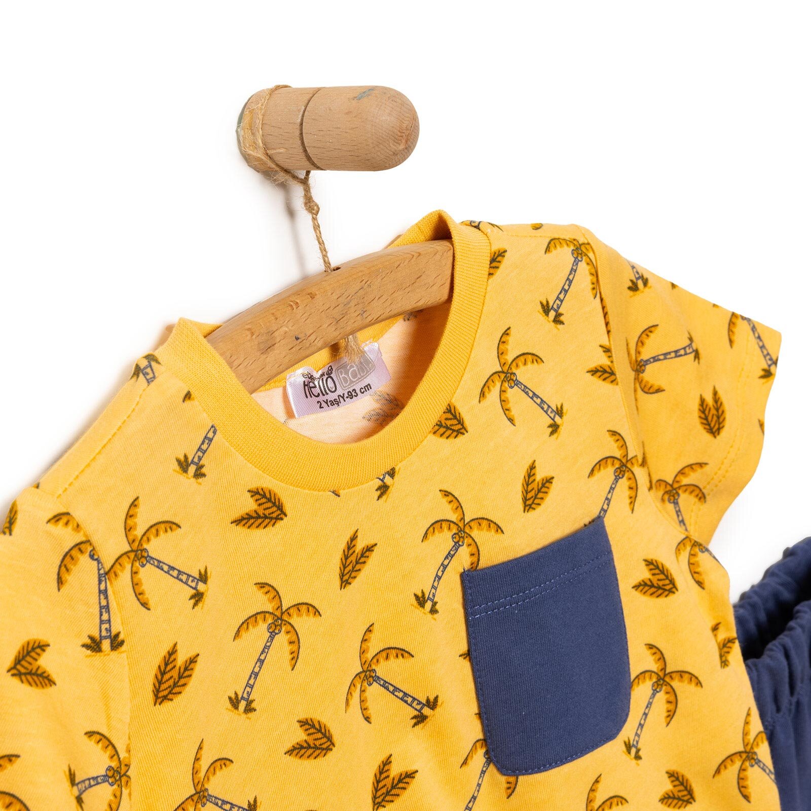 Basic Erkek Palmiye Desenli Şortlu Takım Erkek Bebek Basic Erkek Palmiye Desenli Şortlu Takım Erkek Bebek