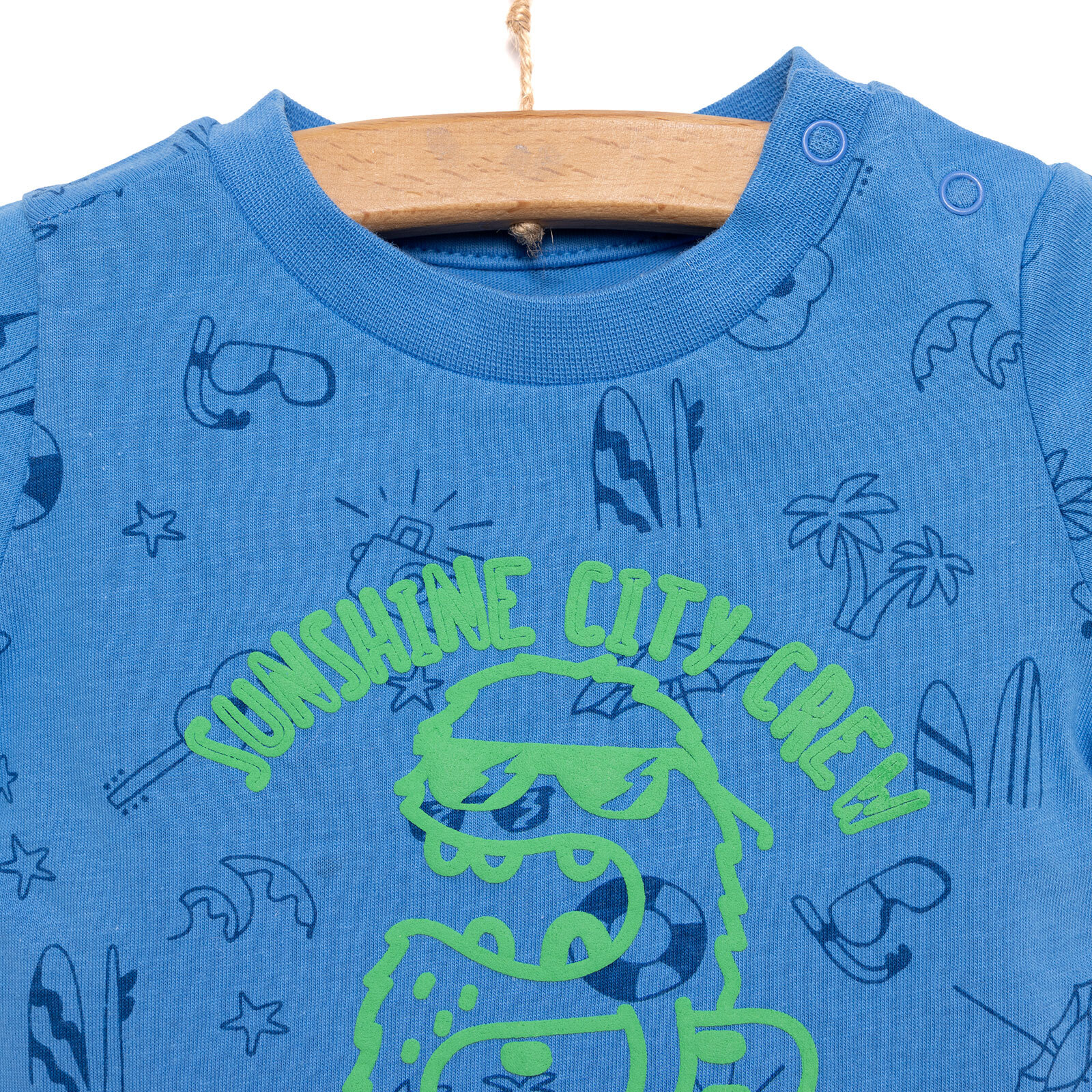 Basic Erkek Parti Baskılı T-Shirt Erkek Bebek