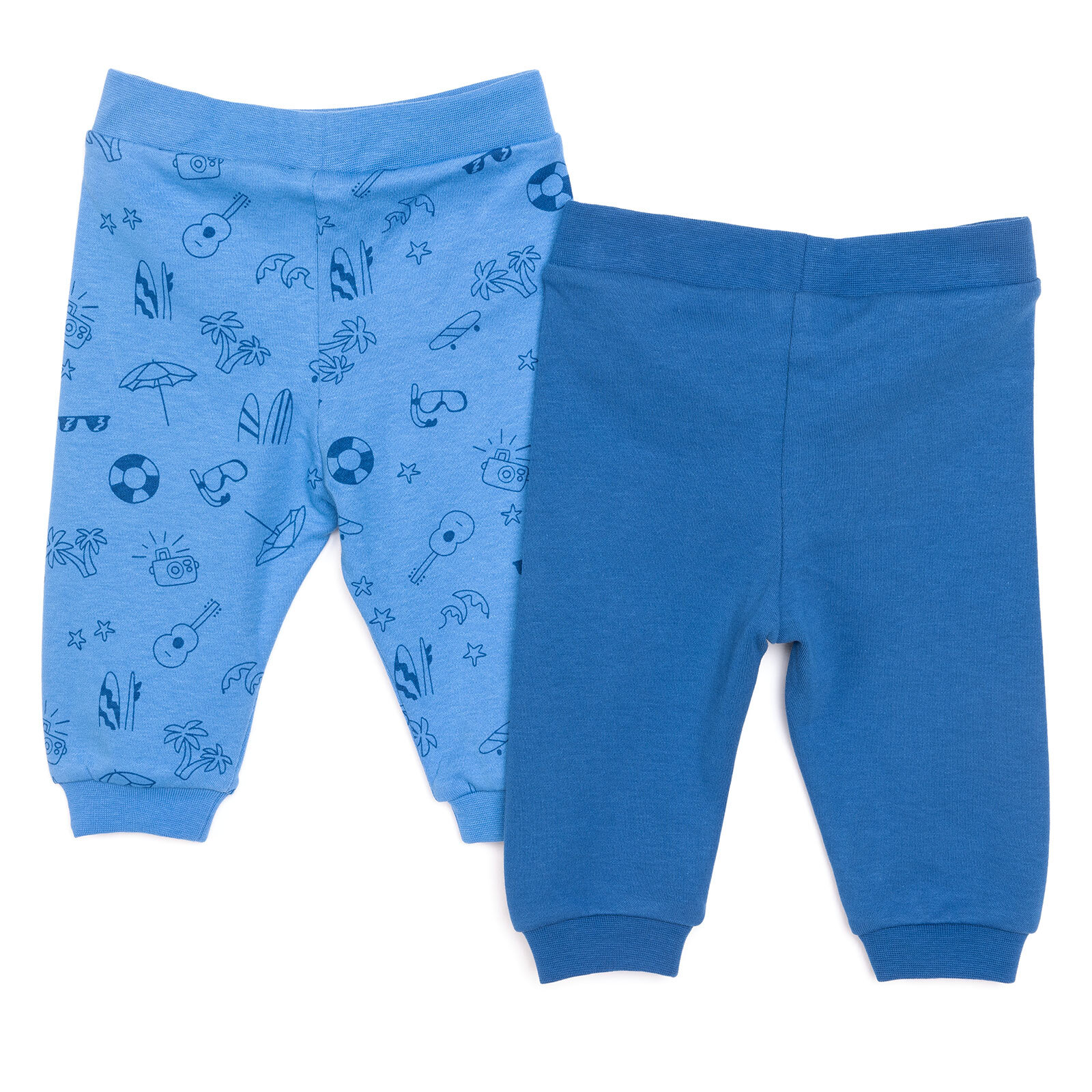 Basic Erkek Plaj Baskılı 2li Patiksiz Alt Erkek Bebek Basic Erkek Plaj Baskılı 2li Patiksiz Alt Erkek Bebek