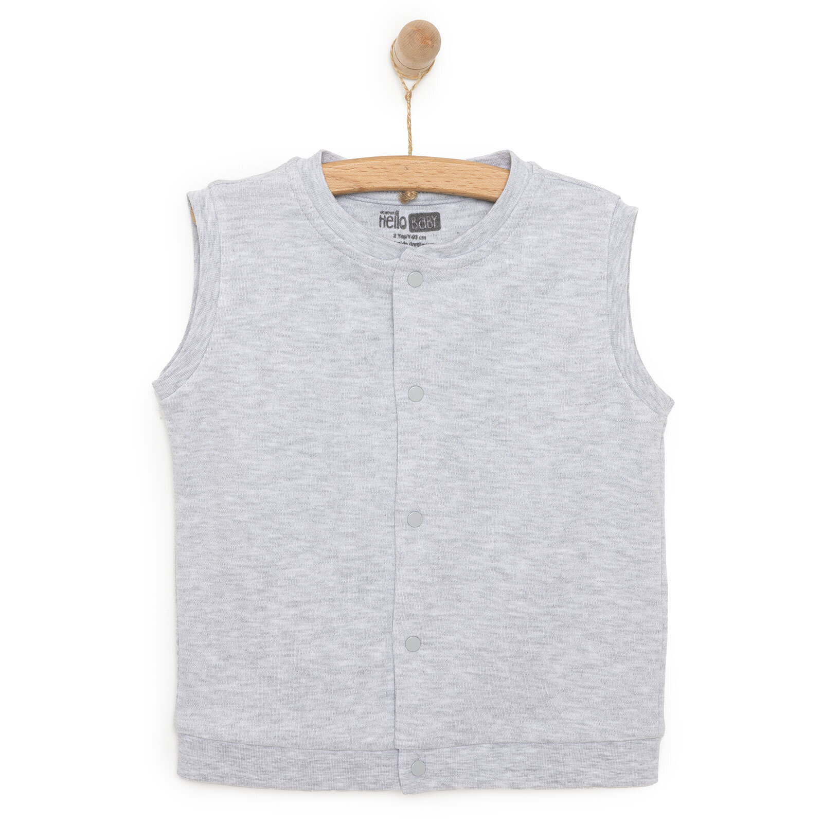 Erkek Bebek Basic Yelek İnterlok Düğmeli Erkek Bebek Basic Yelek İnterlok Düğmeli