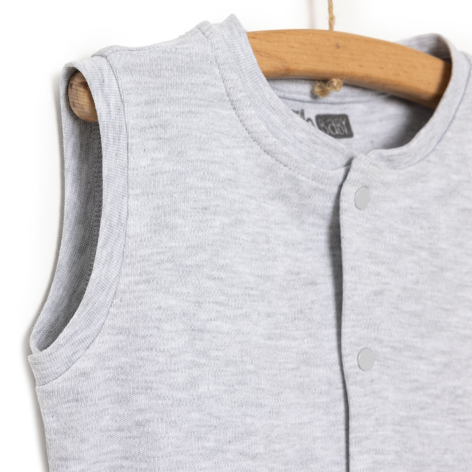 Erkek Bebek Basic Yelek İnterlok Düğmeli Erkek Bebek Basic Yelek İnterlok Düğmeli