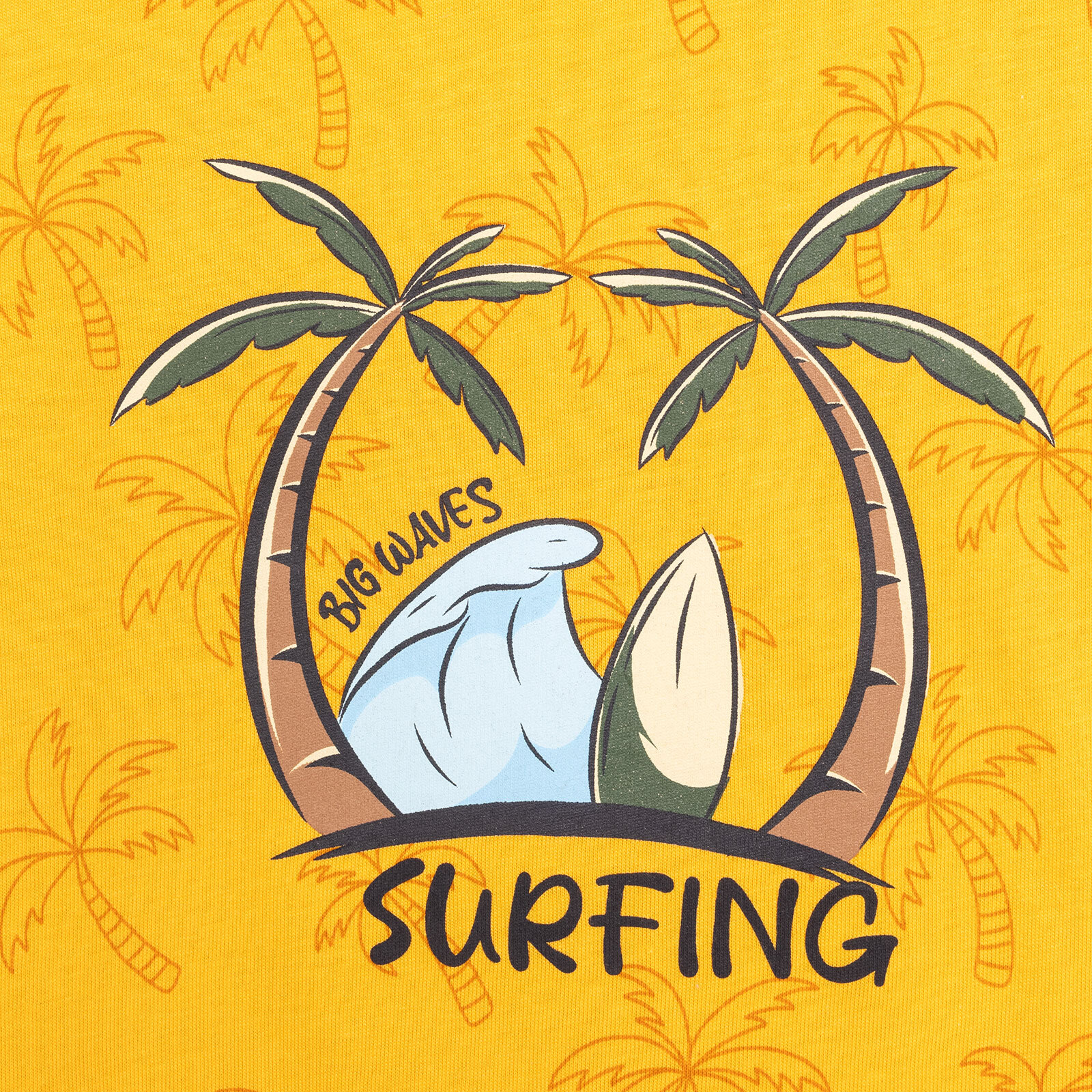 Basic Erkek Sörf Baskılı T-Shirt Erkek Bebek Basic Erkek Sörf Baskılı T-Shirt Erkek Bebek