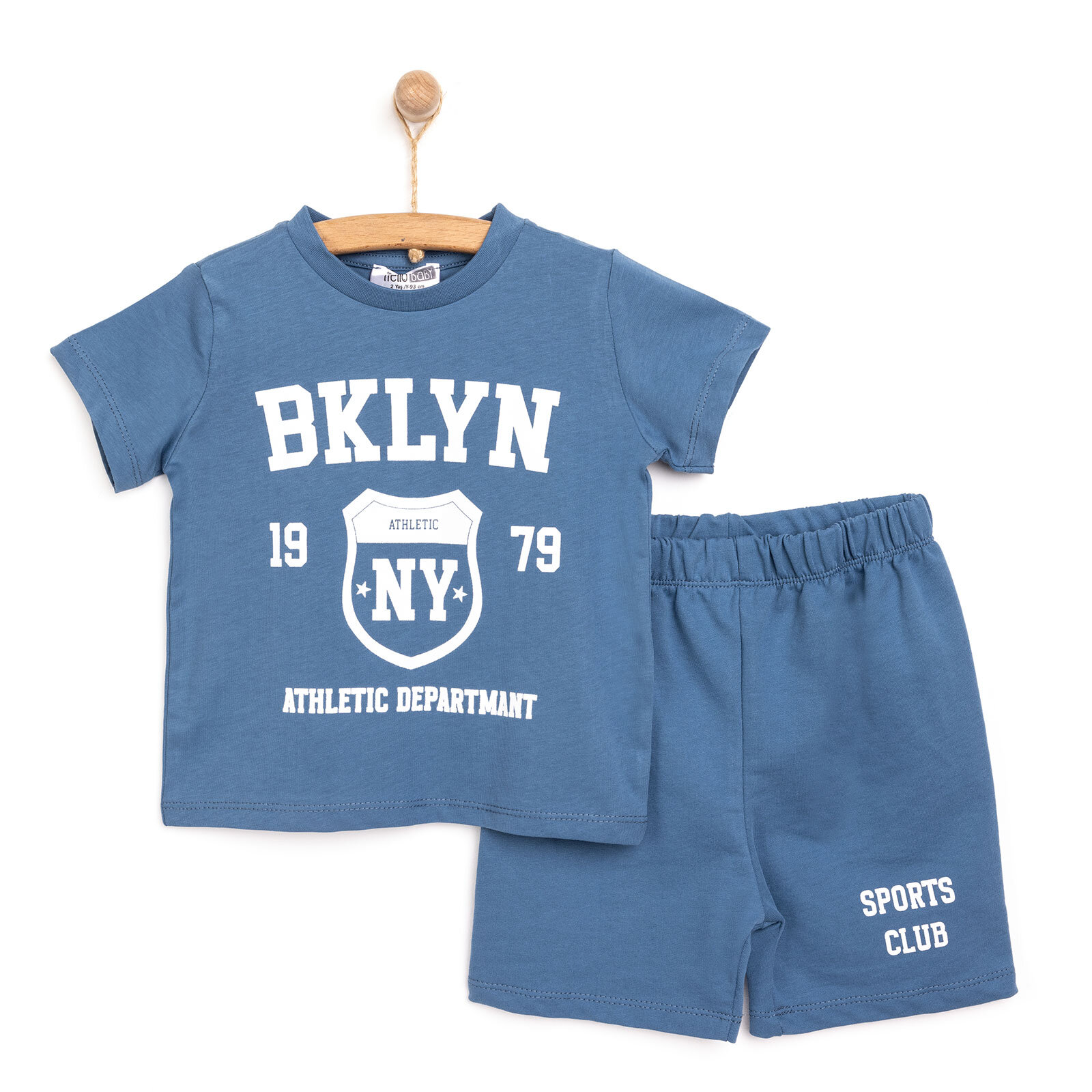 Basic Erkek Spor Klübü Desenli Şortlu Takım Erkek Bebek