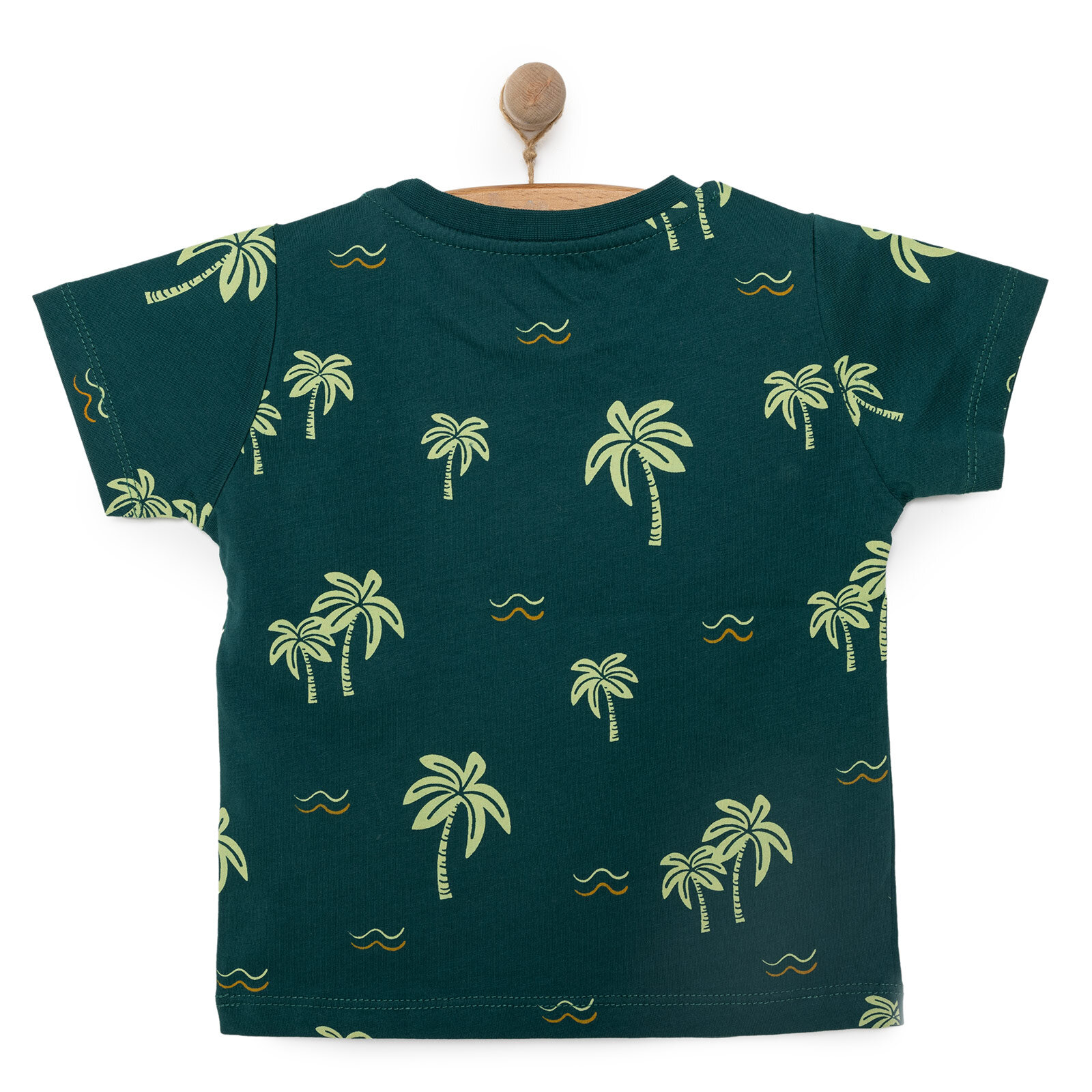 Basic Erkek Yaprak Baskılı T-Shirt Erkek Bebek