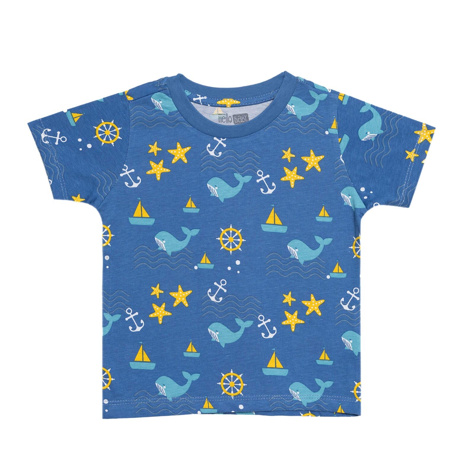 Basic Erkek Yaz Baskılı T-Shirt Erkek Bebek Basic Erkek Yaz Baskılı T-Shirt Erkek Bebek