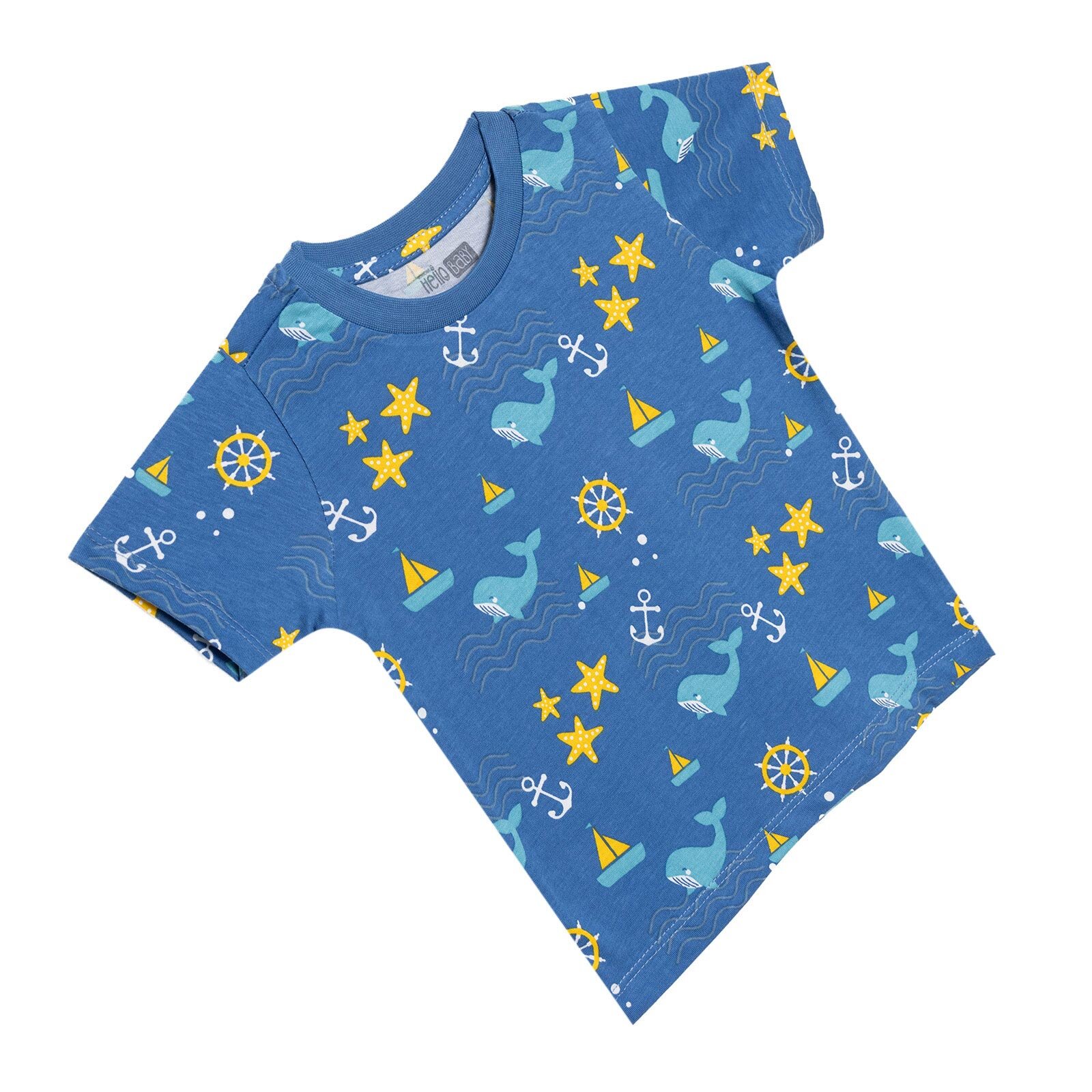 Basic Erkek Yaz Baskılı T-Shirt Erkek Bebek Basic Erkek Yaz Baskılı T-Shirt Erkek Bebek