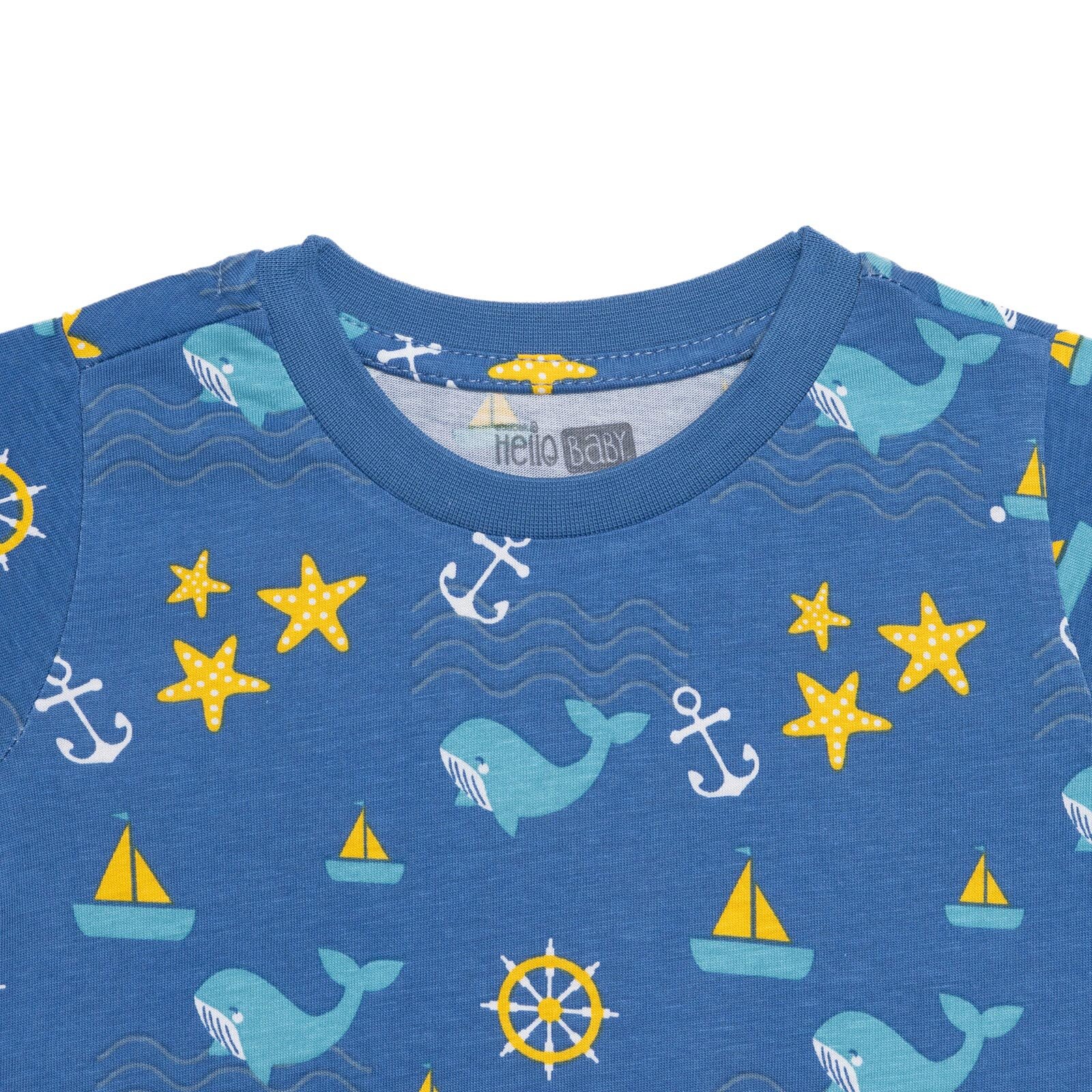 Basic Erkek Yaz Baskılı T-Shirt Erkek Bebek Basic Erkek Yaz Baskılı T-Shirt Erkek Bebek