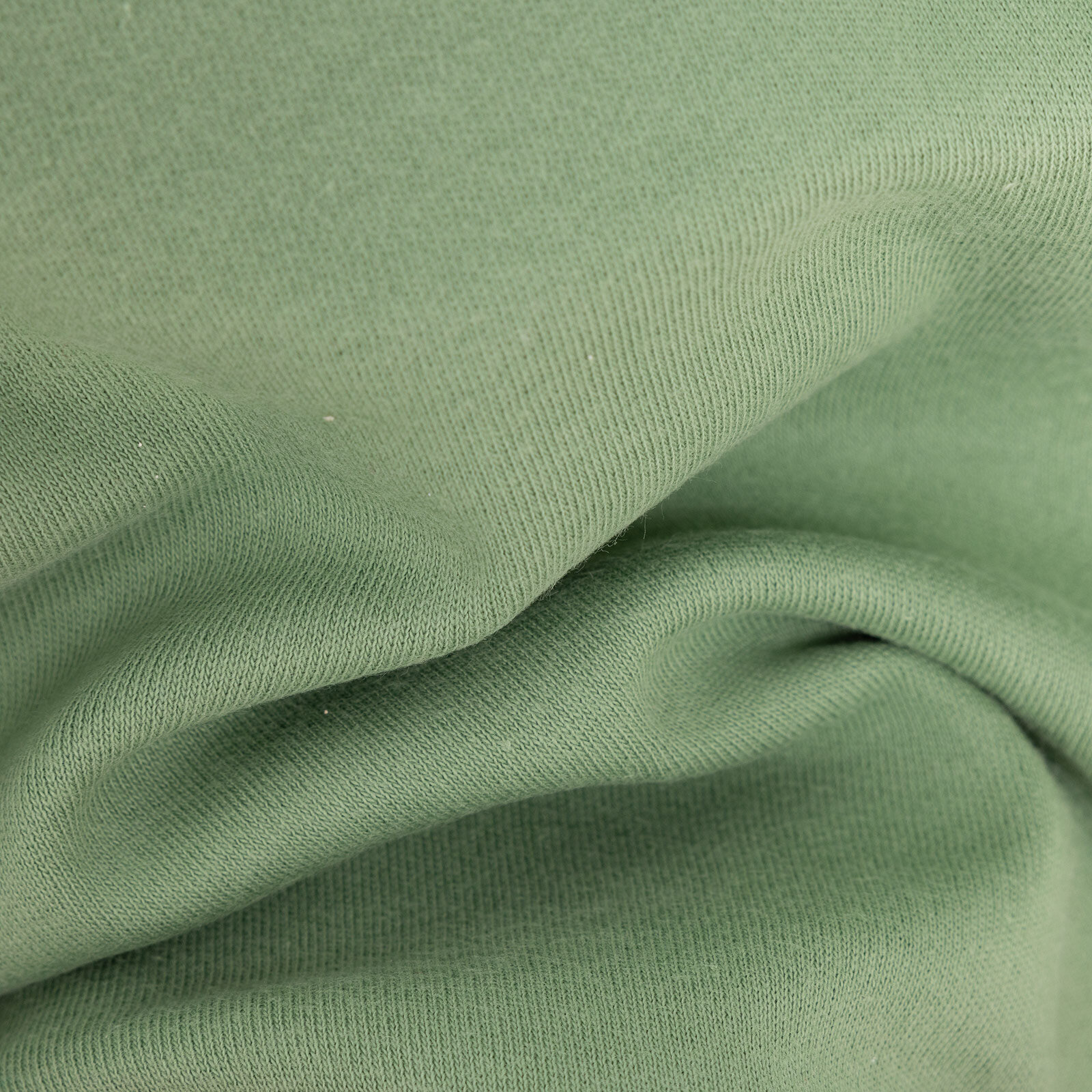 Erkek Bebek Basic Tişört İnterlok Bisiklet Yaka Uzun Kol Yeşil