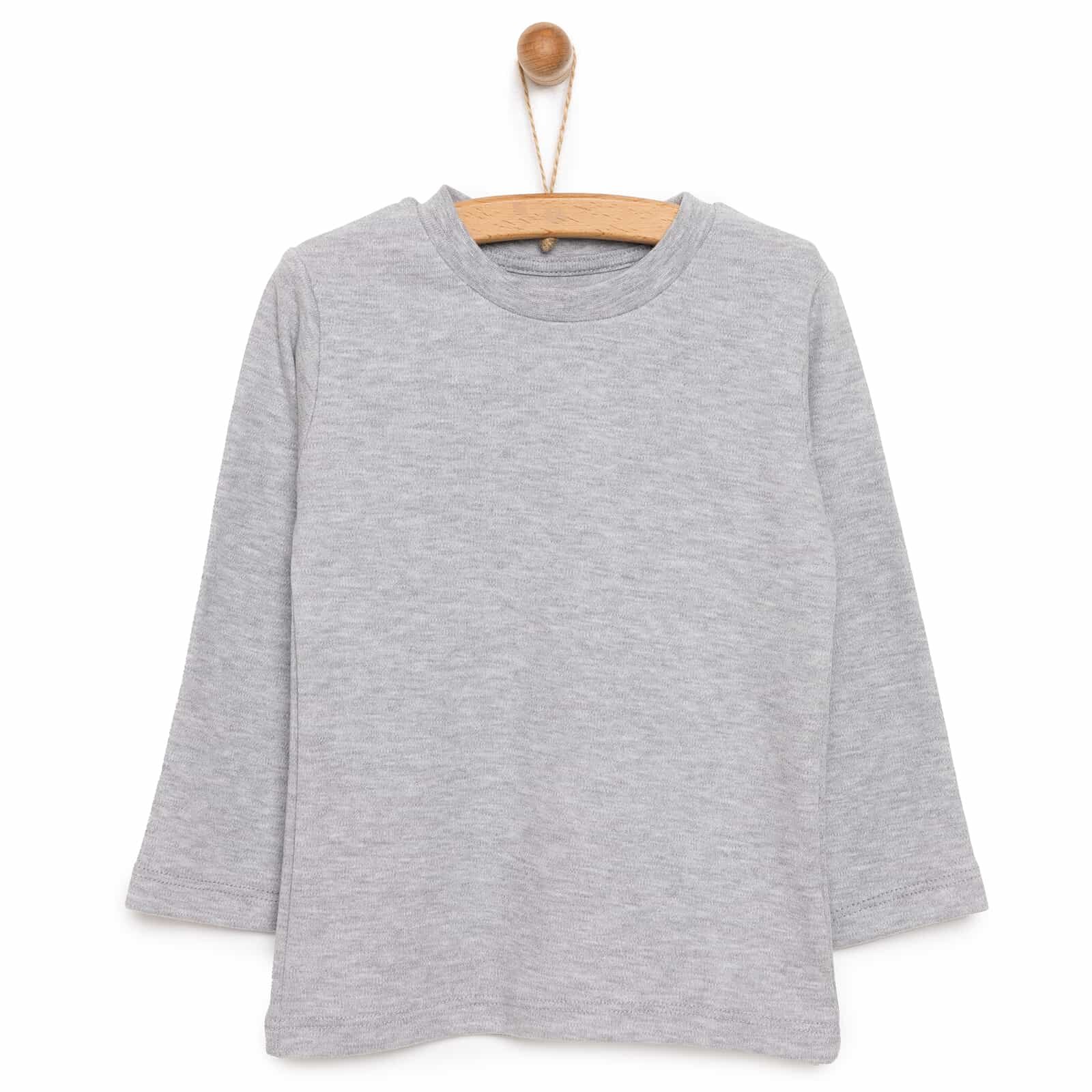 Unisex Bebek Tişört İnterlok Çıtçıtlı Bisiklet Yaka Uzun Kol Beyaz Unisex Bebek Tişört İnterlok Çıtçıtlı Bisiklet Yaka Uzun Kol Beyaz