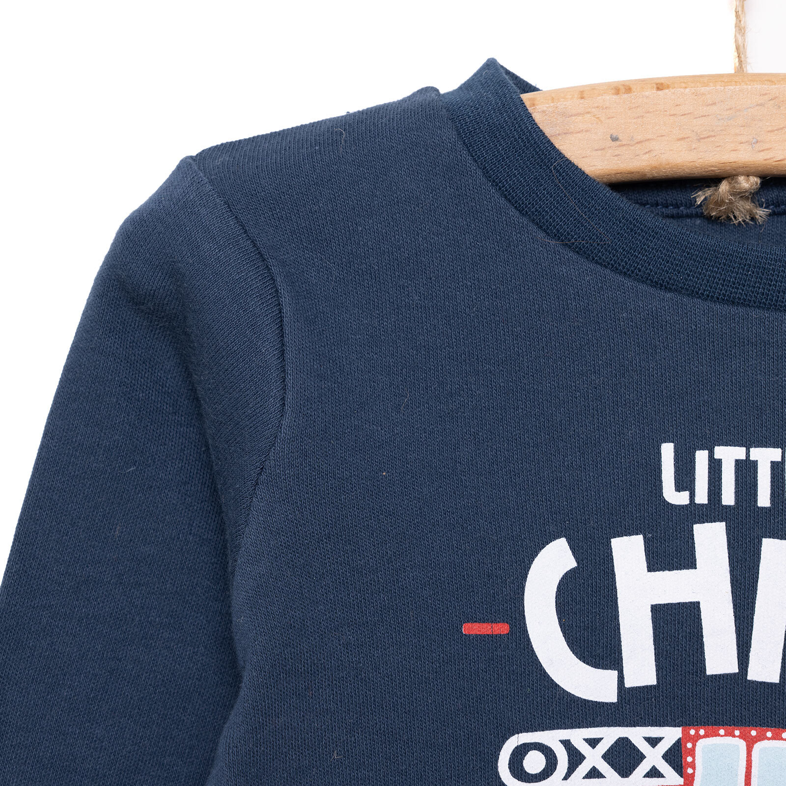 Basic  İtfaiye Araç Desenli İnterlok  Uzun kol Tshirt Erkek Bebek