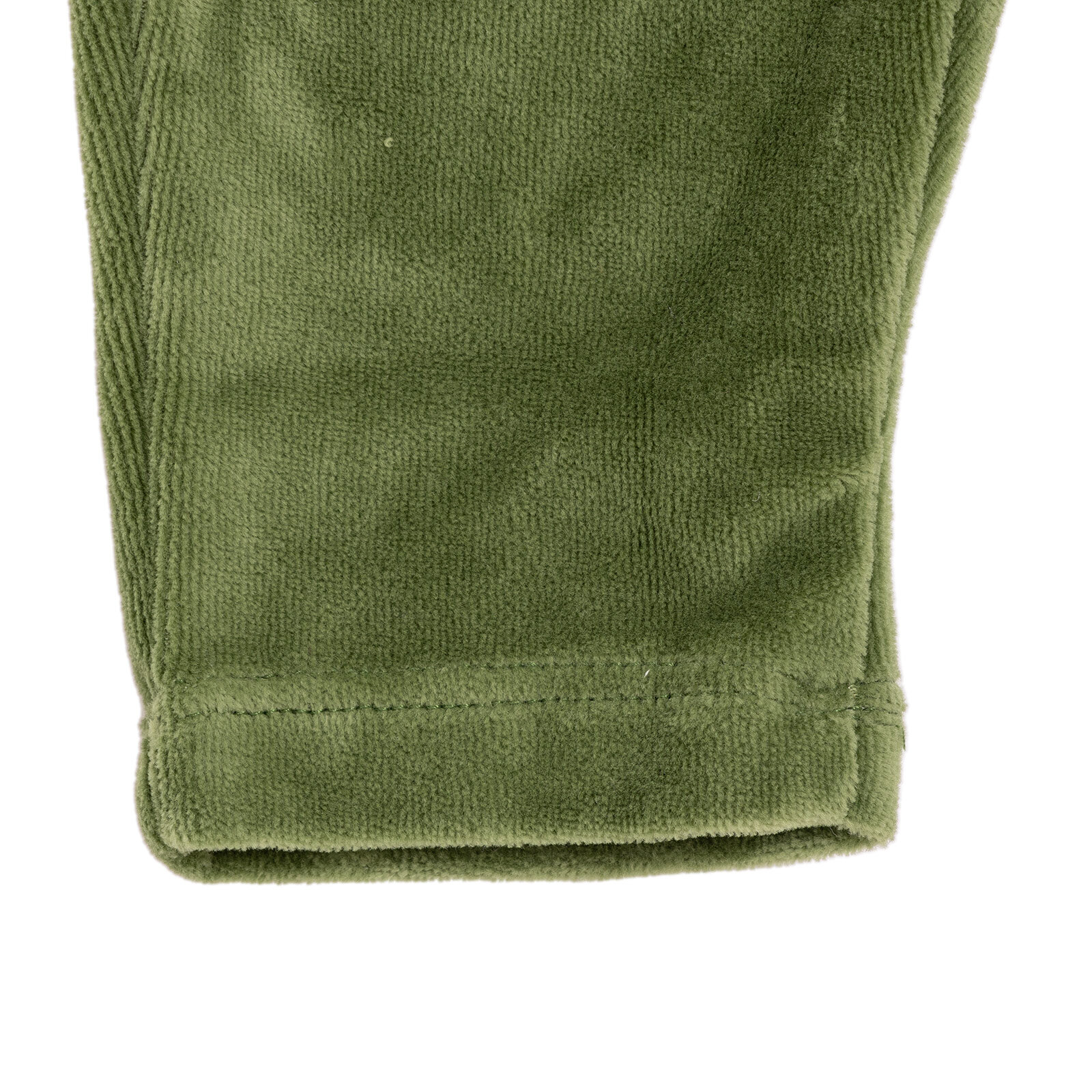 Erkek Bebek Eşofman Alt Fitilli Kadife Örme Kumaş Reçme Paça