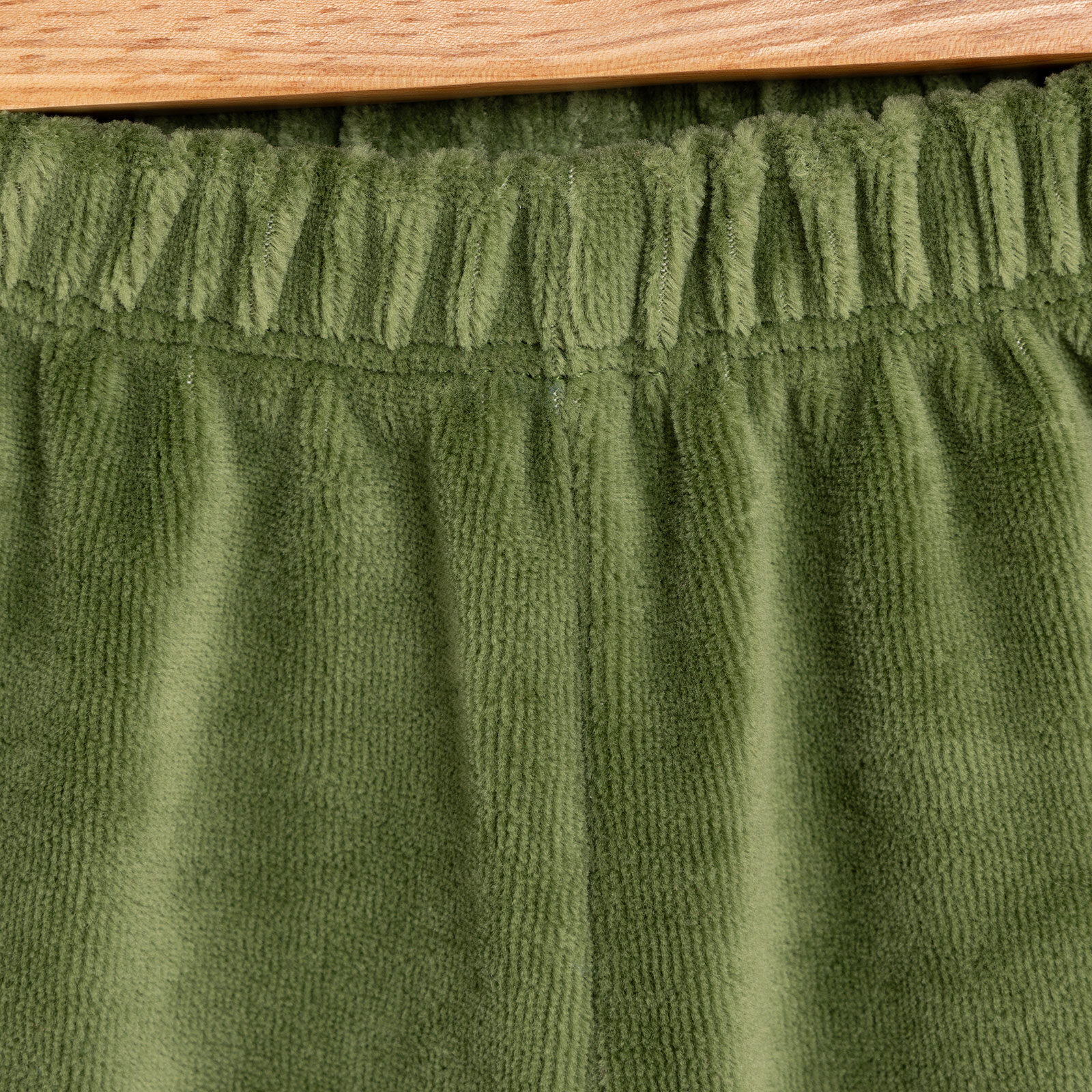 Erkek Bebek Eşofman Alt Fitilli Kadife Örme Kumaş Reçme Paça