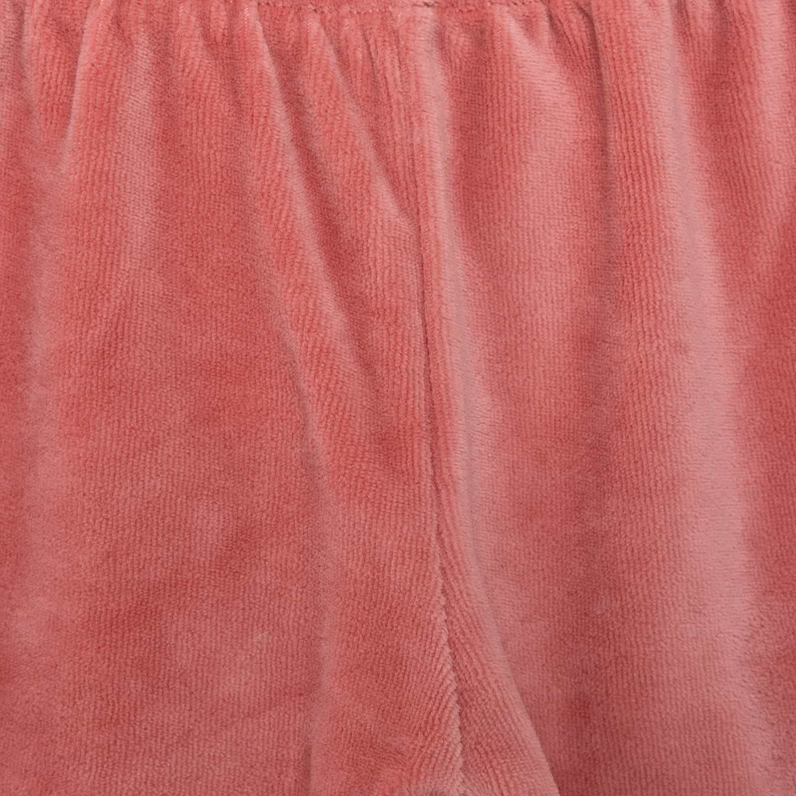 Kız Bebek Eşofman Alt Fitilli Kadife Örme Kumaş Lastikli Paça