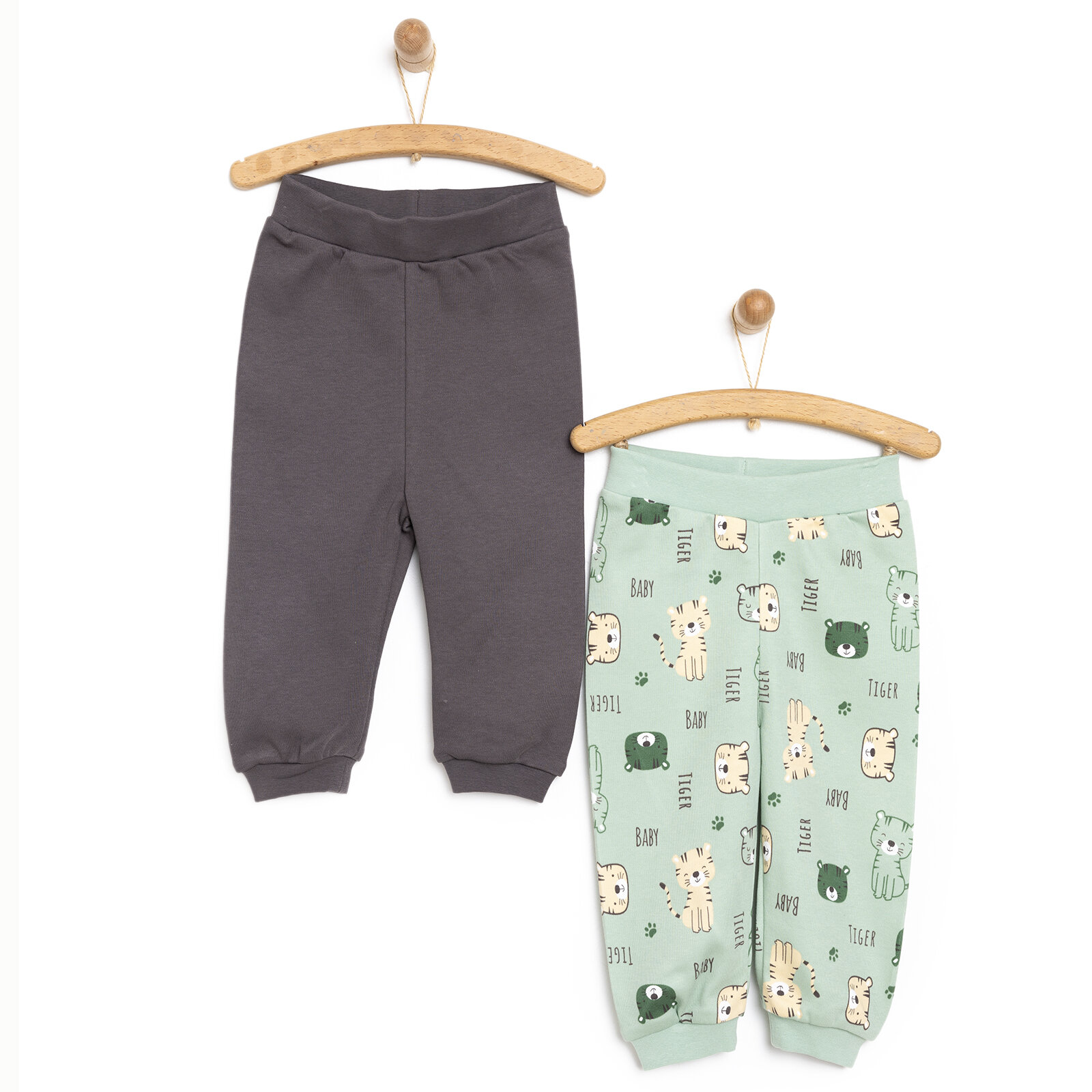 Basic Kaplan Baskılı 2li Patiksiz Alt Erkek Bebek Basic Kaplan Baskılı 2li Patiksiz Alt Erkek Bebek