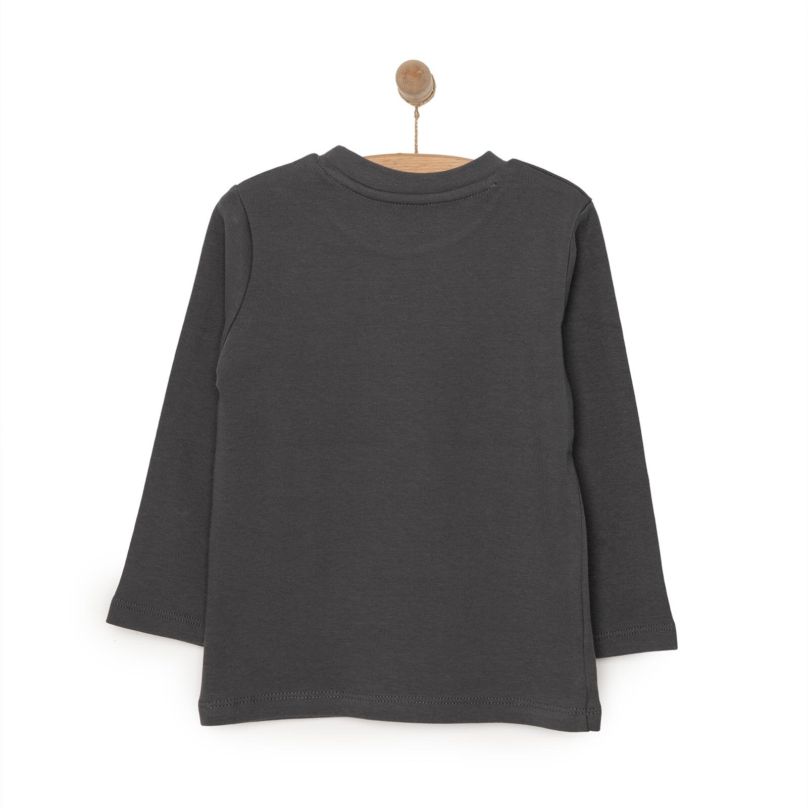 Basic Kedi Desenli İnterlok Uzun kol Tshirt Erkek Bebek Basic Kedi Desenli İnterlok Uzun kol Tshirt Erkek Bebek