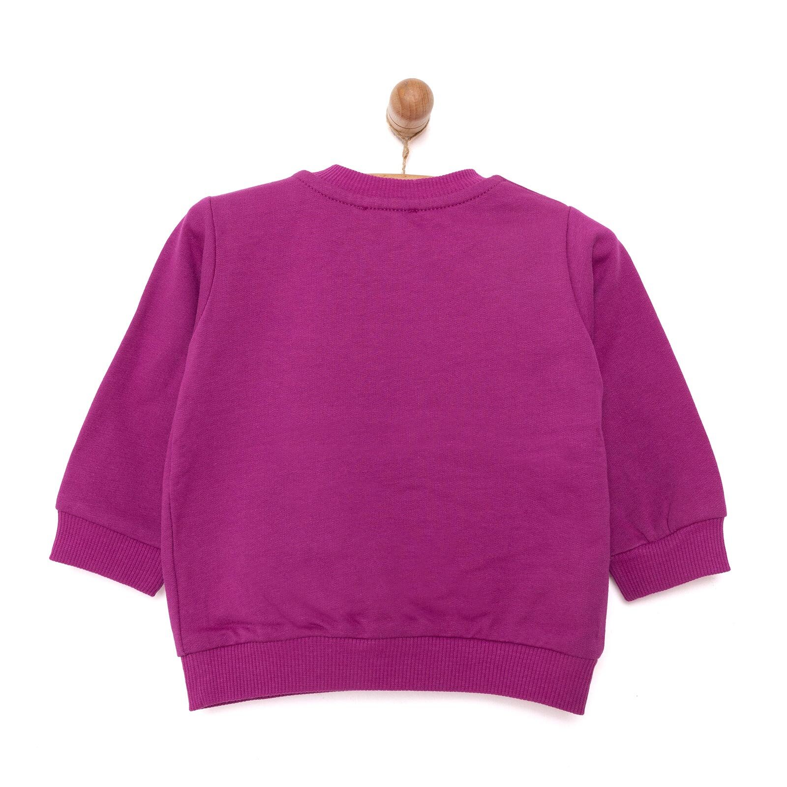 Basic Kız Az Şardonlu Eiffel Kulesi Baskılı Sweatshirt Kız Bebek