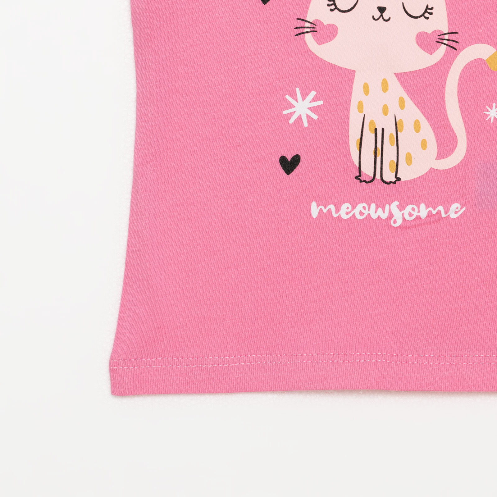 Basic Kız Baskılı Atlet T-shirt Kız Bebek