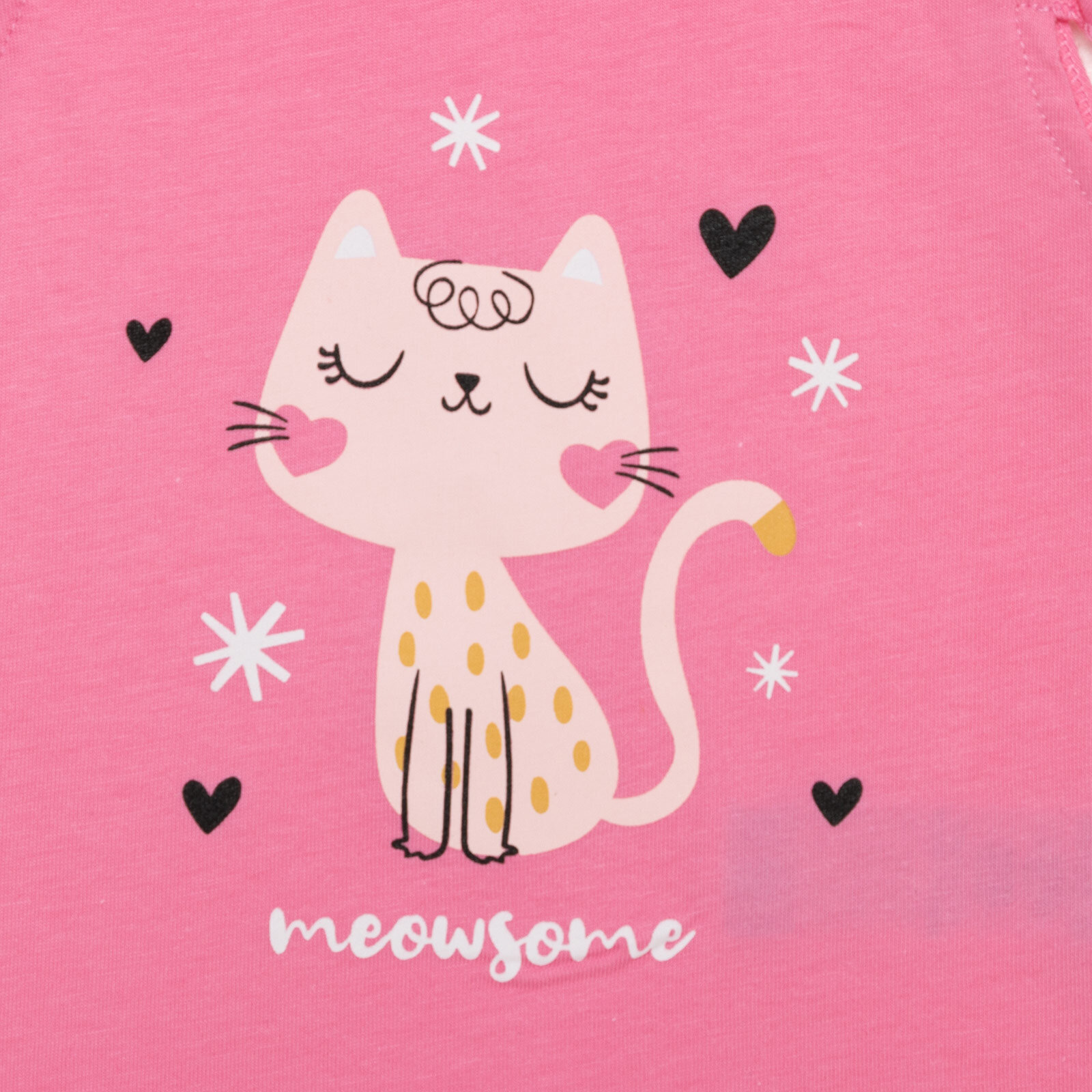 Basic Kız Baskılı Atlet T-shirt Kız Bebek