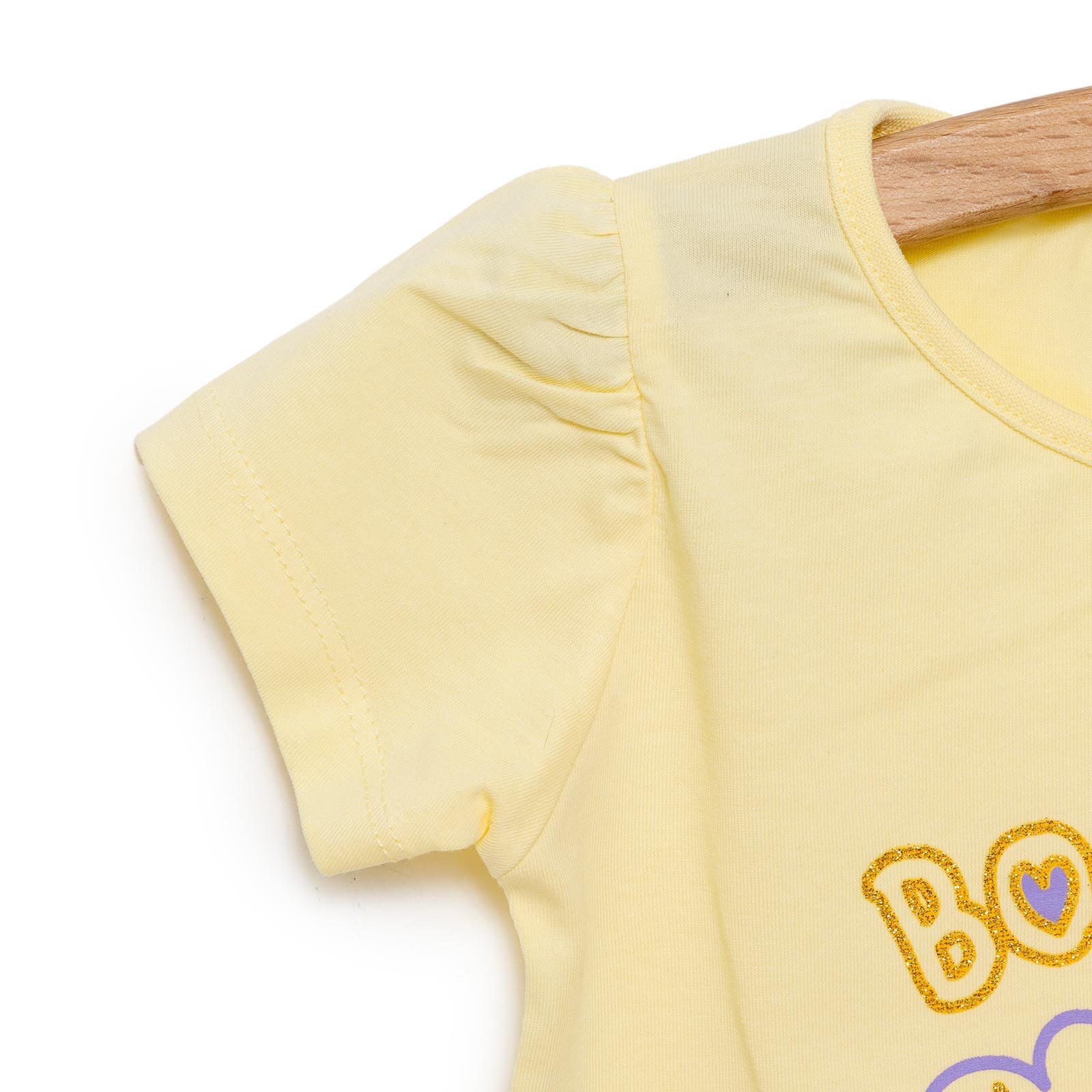 Basic Kız Çiçek Baskılı T-Shirt Kız Bebek