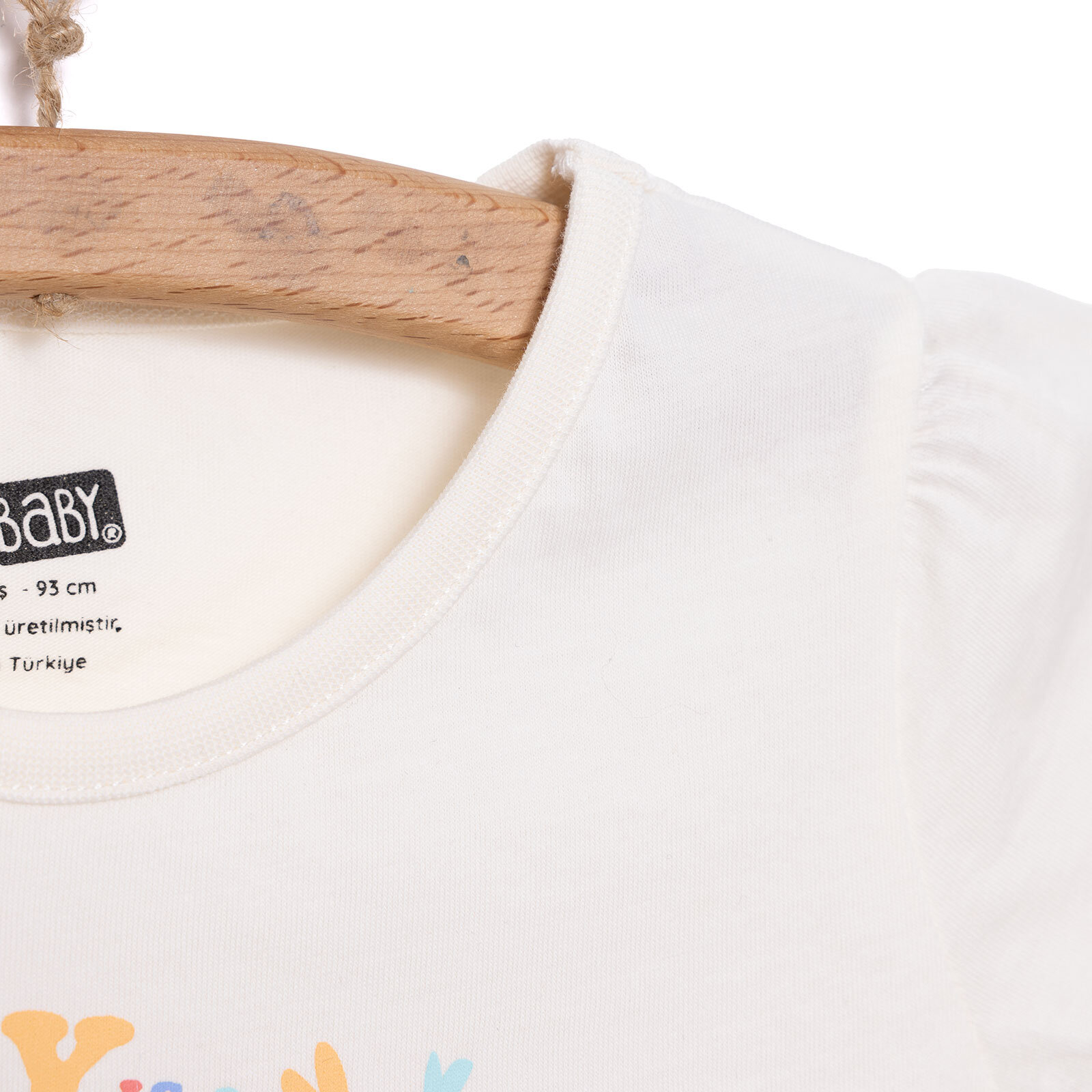 Basic Kız Çiçek Baskılı T-Shirt Kız Bebek