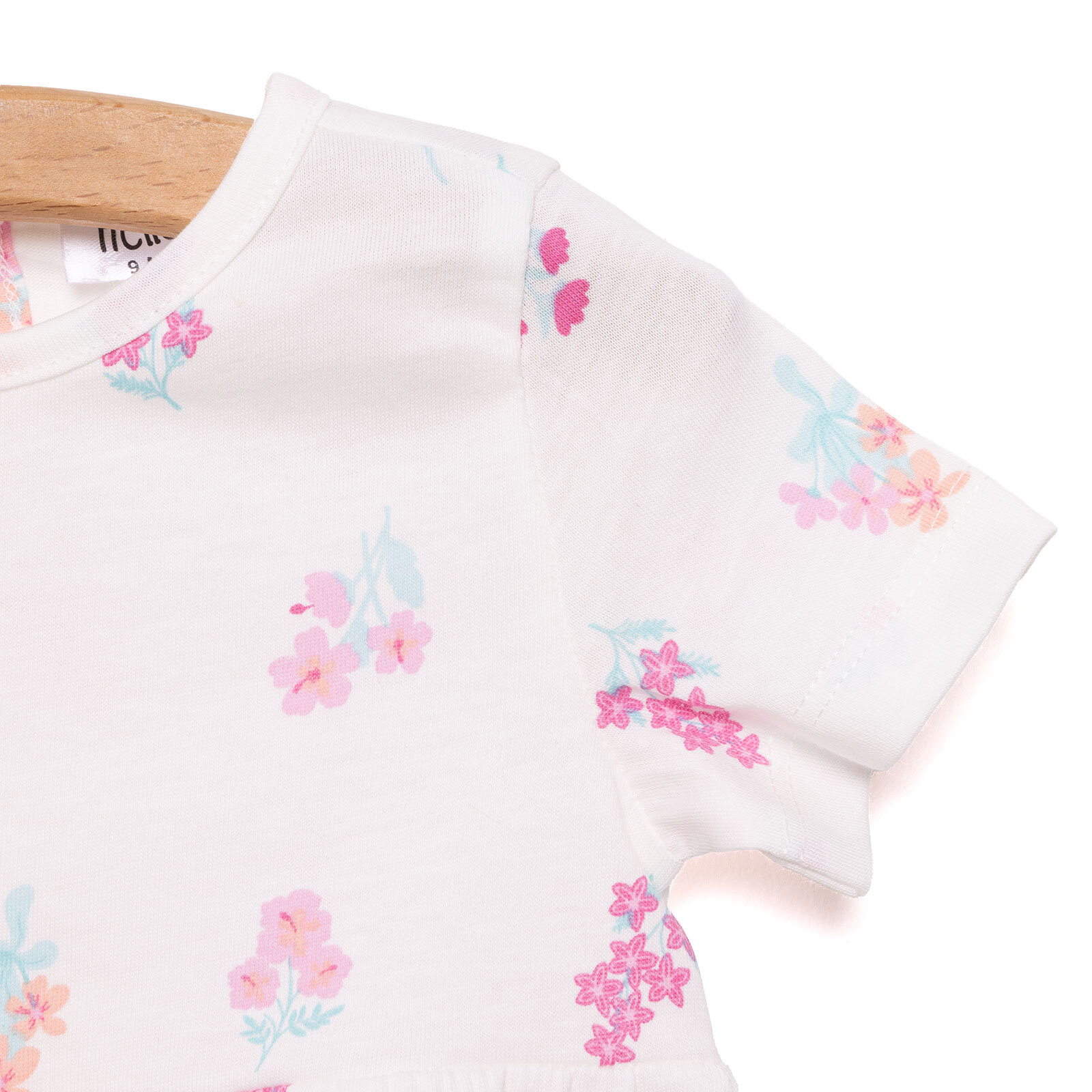 Basic Kız Çiçek Desenli Elbise Kız Bebek