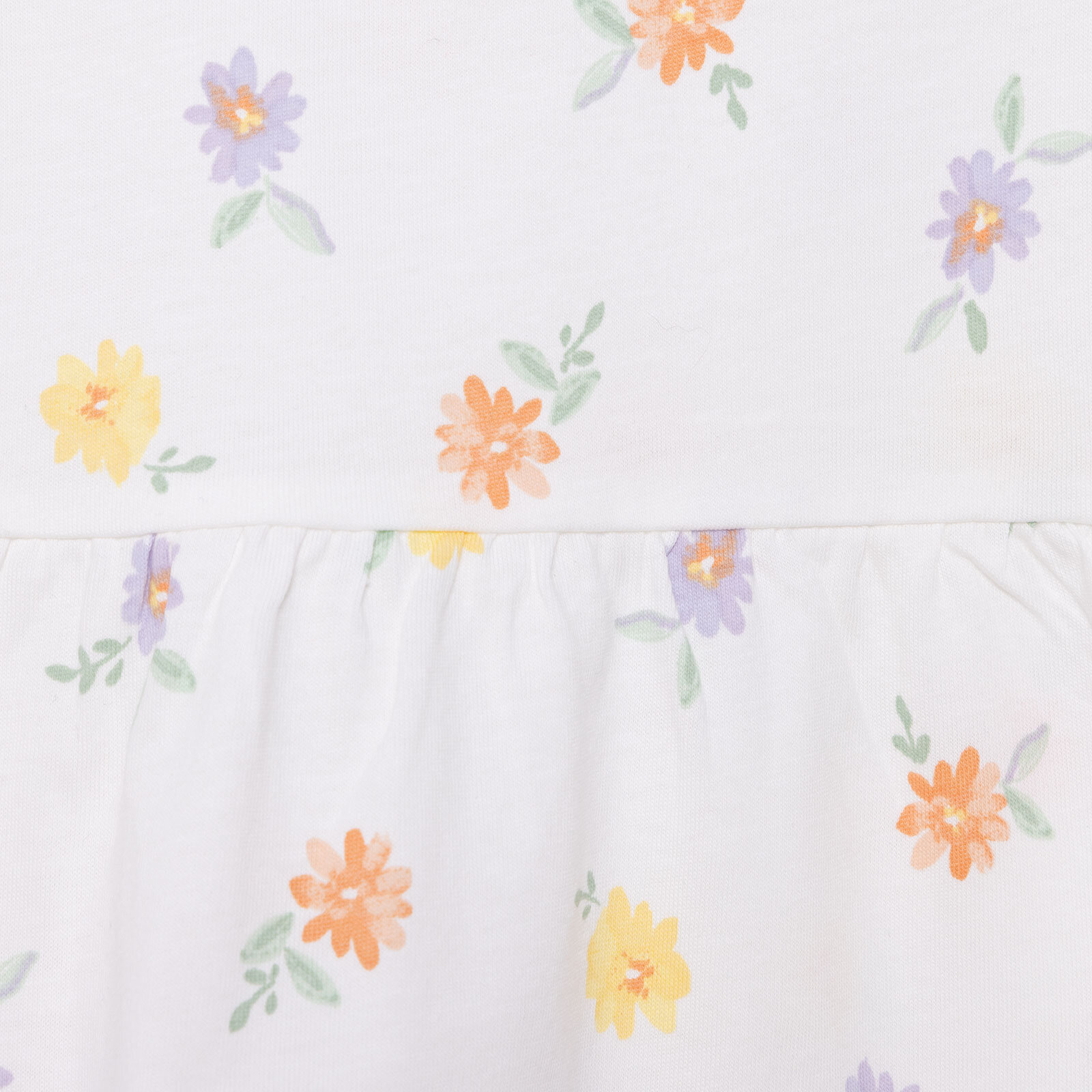 Basic Kız Çiçek Desenli Elbise Kız Bebek Basic Kız Çiçek Desenli Elbise Kız Bebek