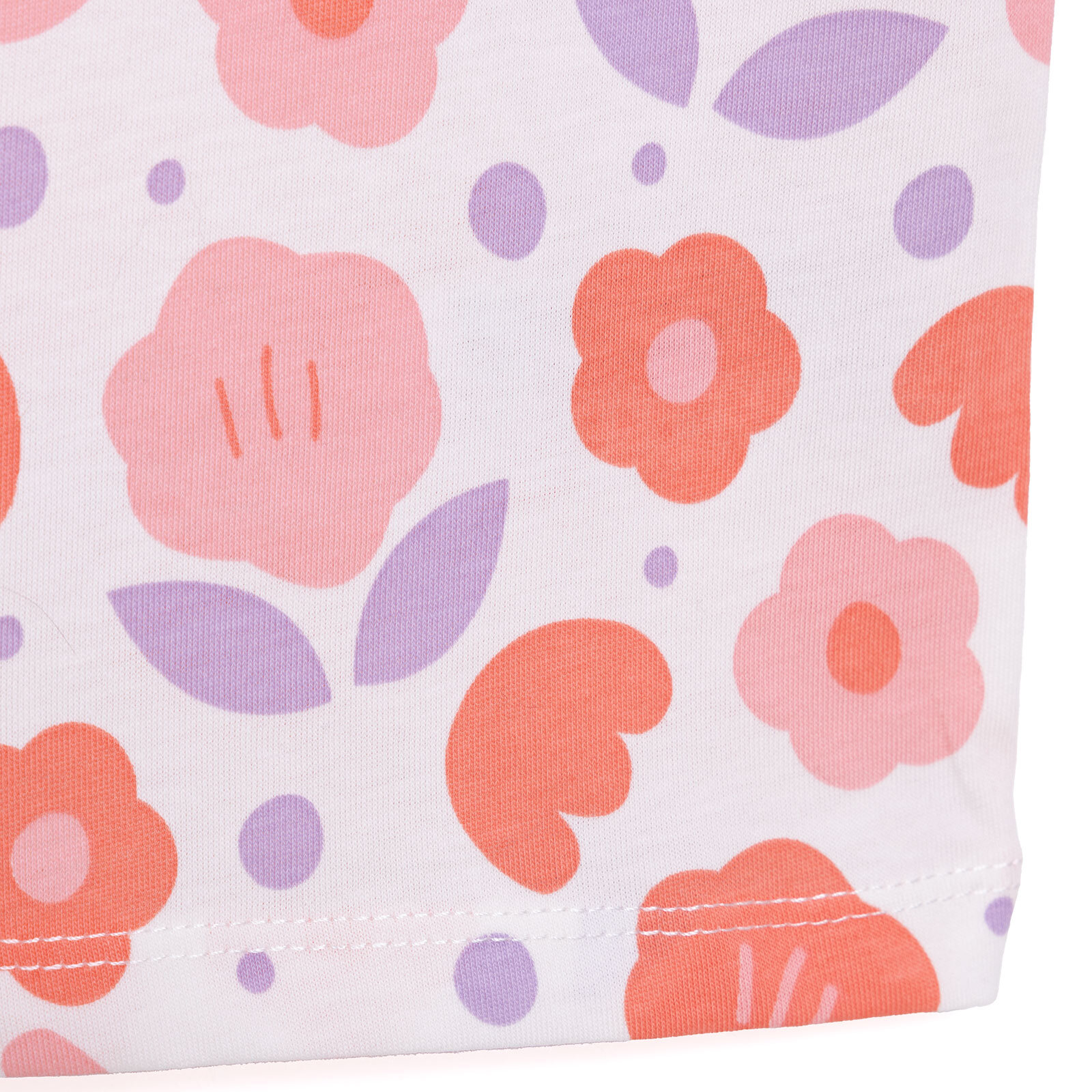 Basic Kız Çiçek Desenli T-Shirt Kız Bebek