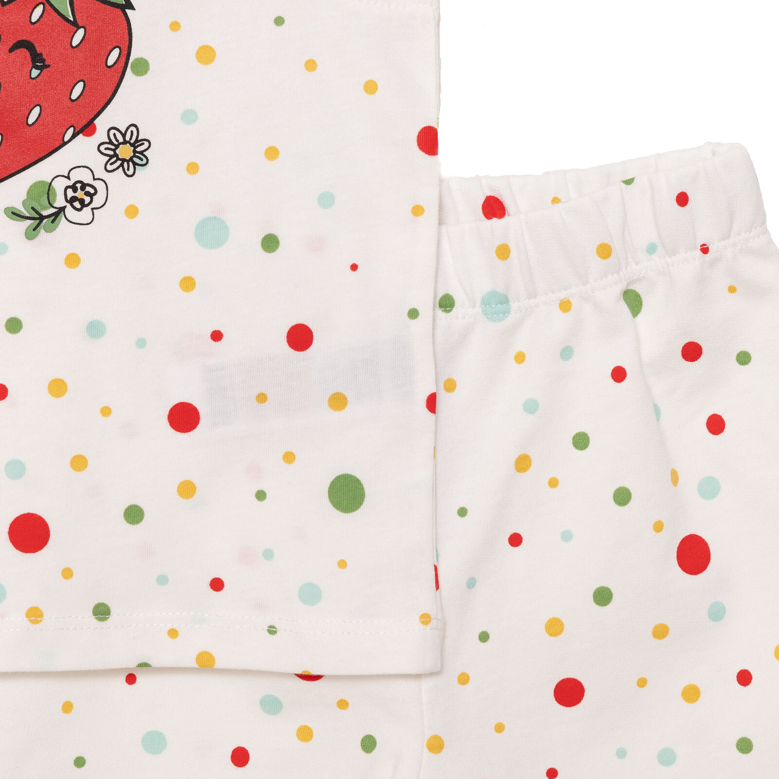 Basic Kız Çilek Baskılı Atlet-Şort Kız Bebek