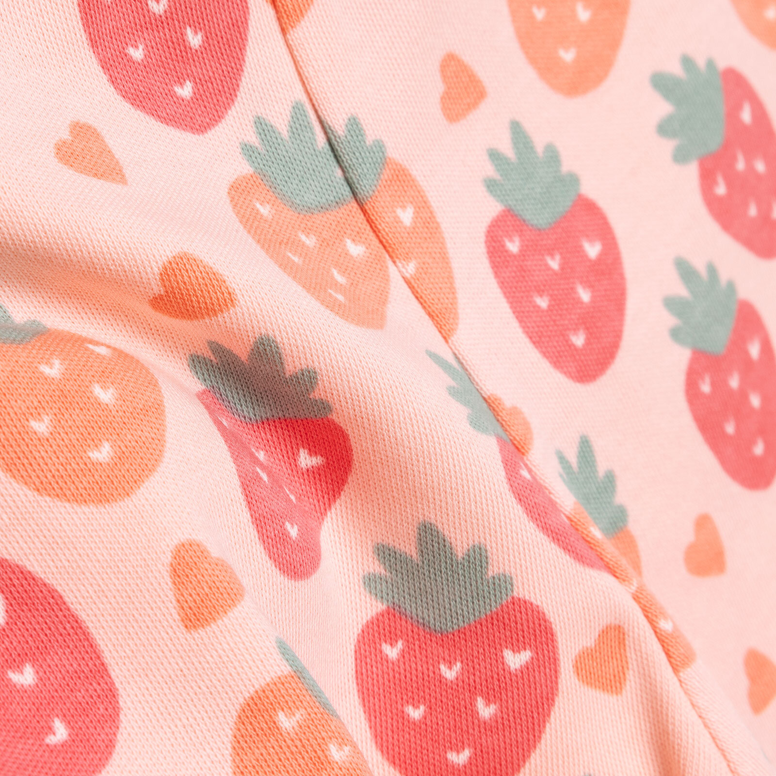 Basic Kız Çilek Desenli 2li Patiksiz Alt Kız Bebek