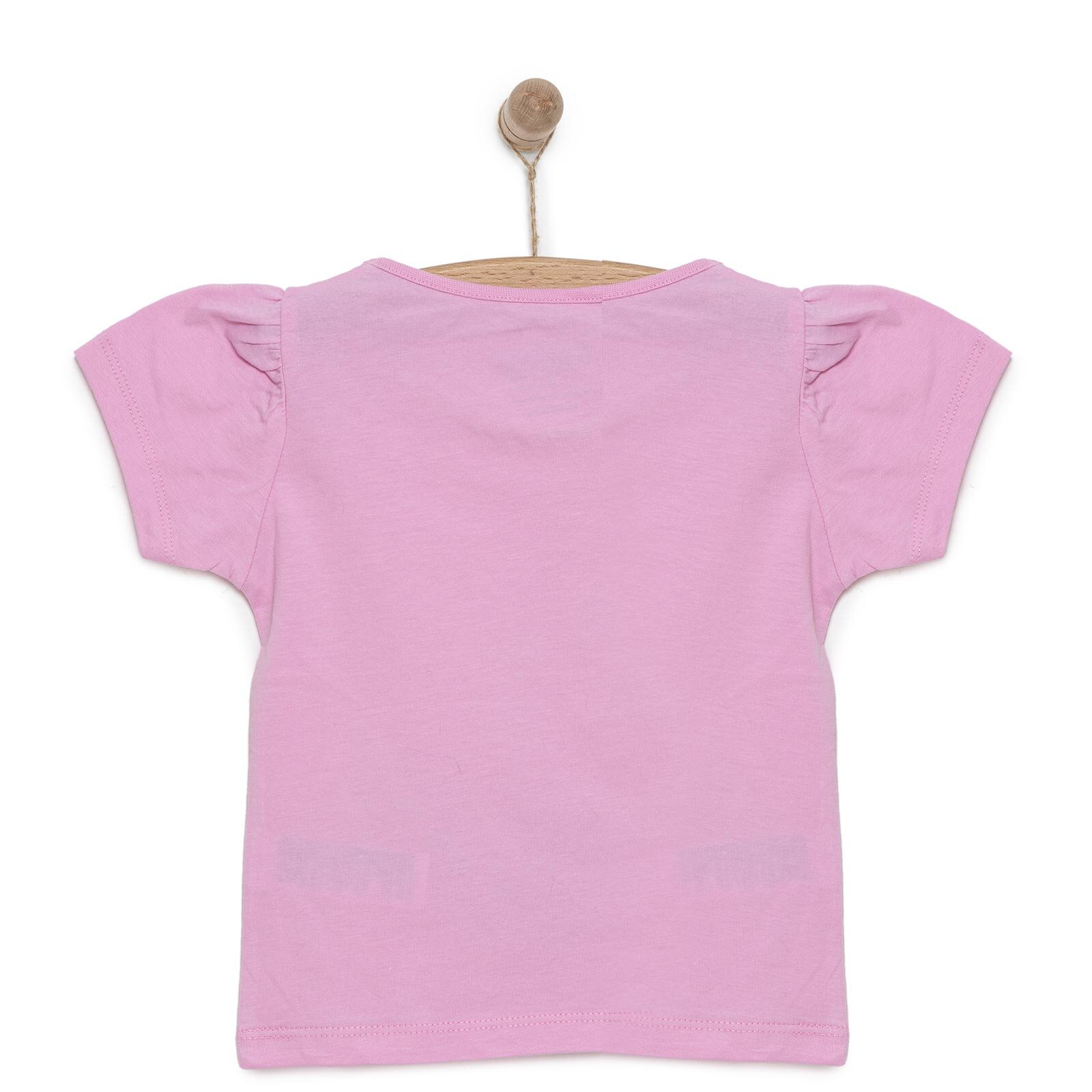 Basic Kız Deniz Kızı Unicorn Baskılı T-Shirt Kız Bebek