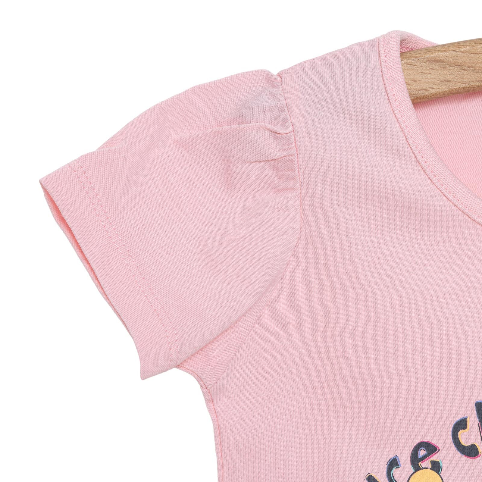 Basic Kız Dondurma Partisi Baskılı T-Shirt Kız Bebek