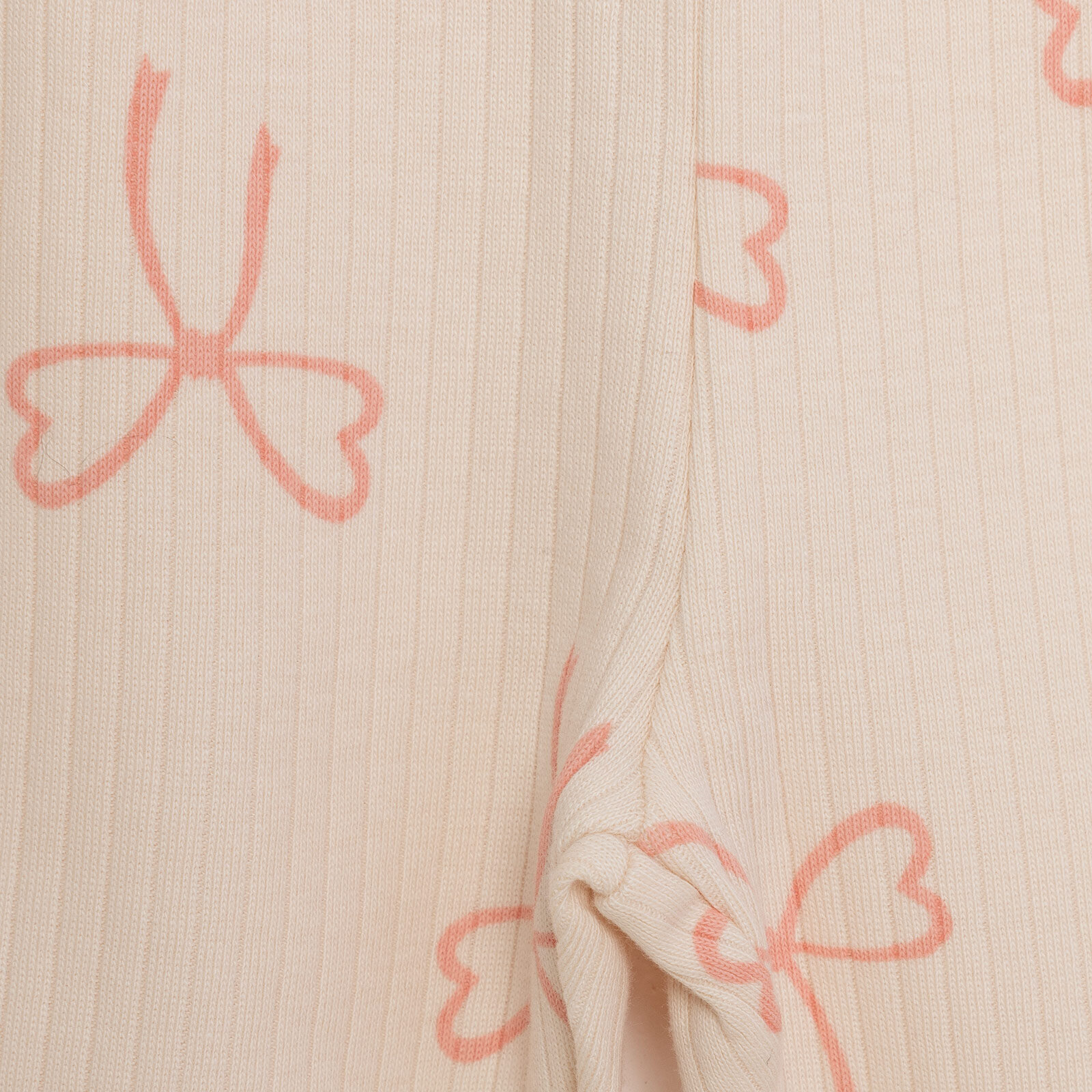 Basic Kız Fiyonk Desenli İspanyol Paça Kaşkorse Tayt Kız Bebek